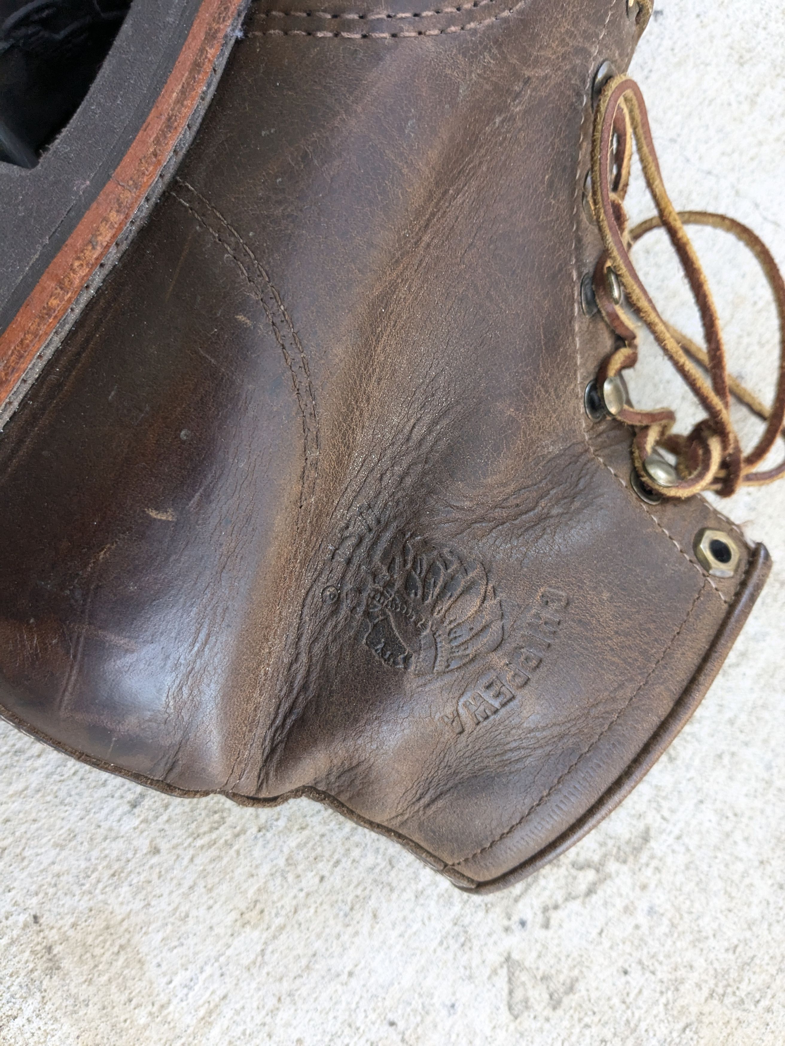Chippewa × Vintage Chippewa Boots Brown 9.5 Leather Rubber Combat Work Vibram Size US 9.5 / EU 42-43 - 10 Thumbnail