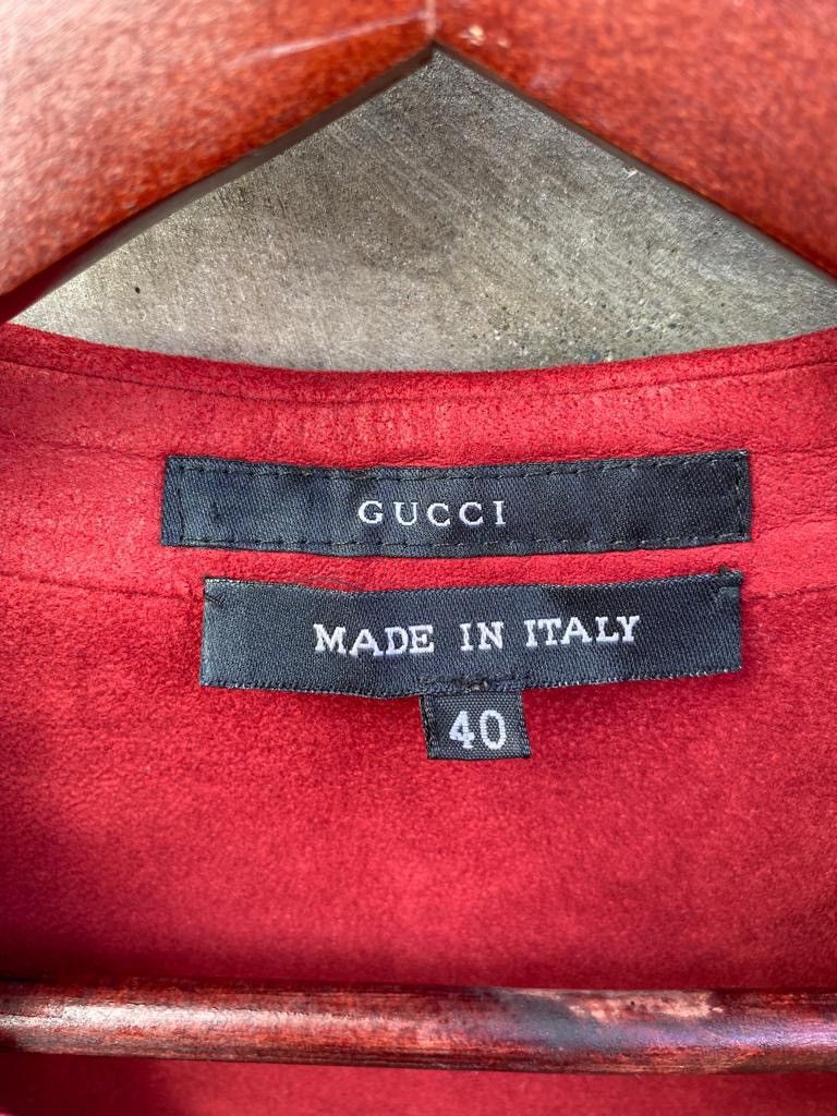 Gucci Tom Ford Era Vera Pelle Buttonless Shirt Size S / US 4 / IT 40 - 6 Thumbnail