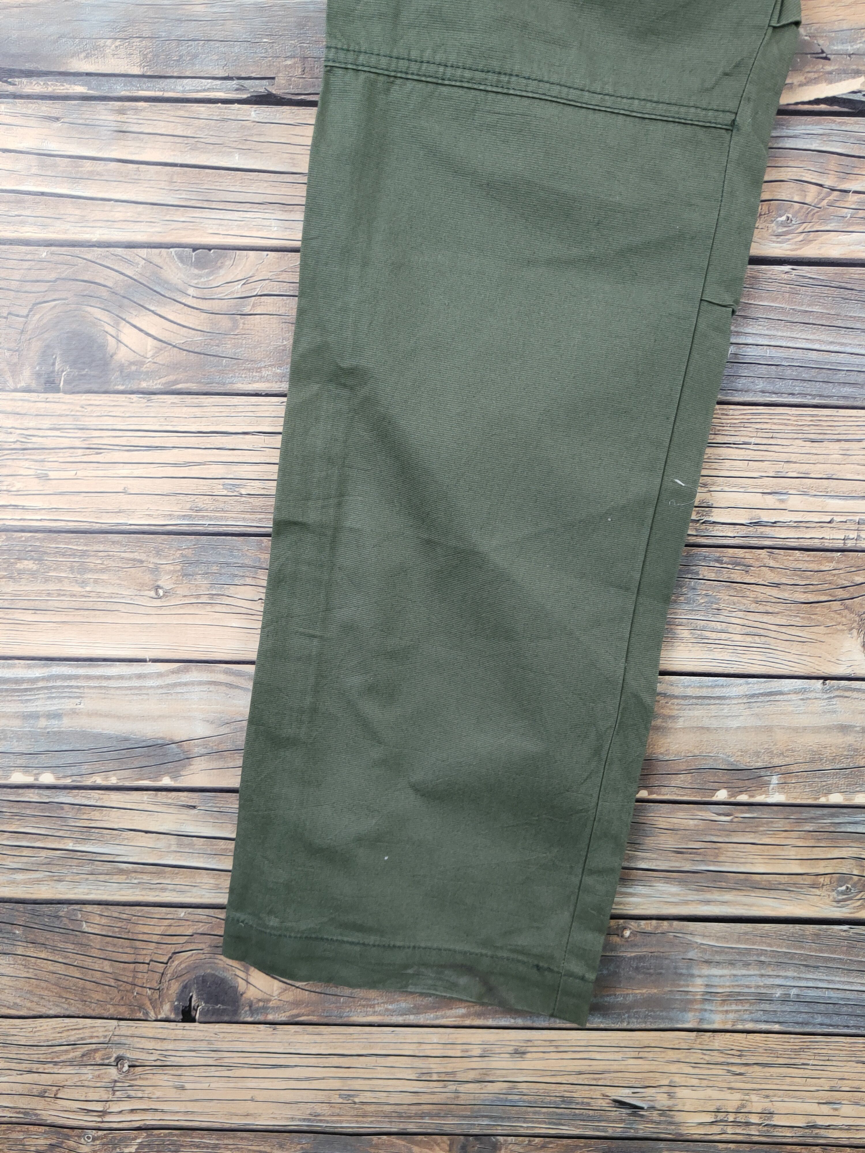 Japanese Brand Dish Green Multipocket Tactical Cargo Pants #W1846 Size US 28 / EU 44 - 9 Thumbnail