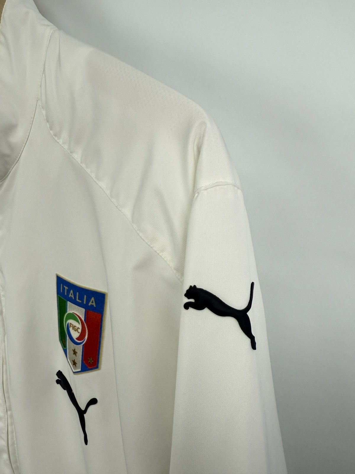 Puma 🇮🇹 Vintage Y2K Puma Italy Soccer Jersey Zip Jacket Retro Size US XL / EU 56 / 4 - 6 Thumbnail