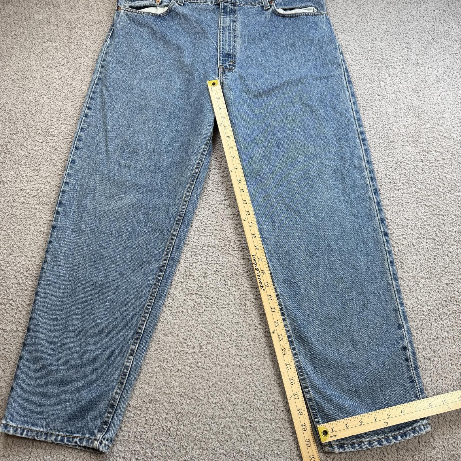 Levi's Vintage Levis 550 Relaxed Fit Tapered Leg Jeans USA 40x30 Size US 40 / EU 56 - 4 Thumbnail