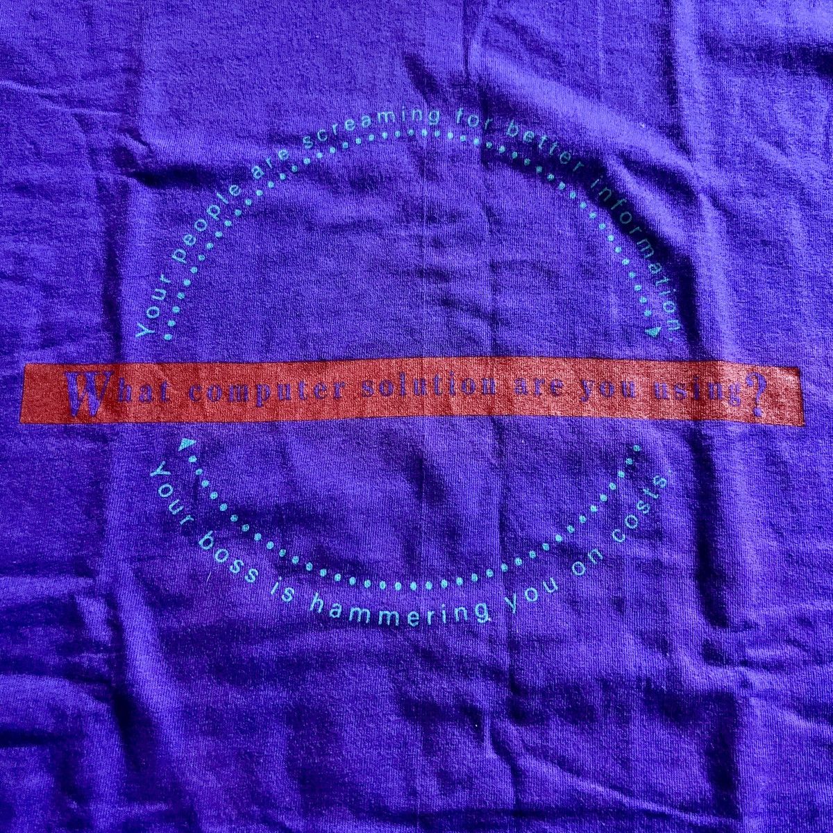 Vintage Vintage 90s CA-World ‘95 Computer Tech Event shirt Size US XL / EU 56 / 4 - 2 Thumbnail