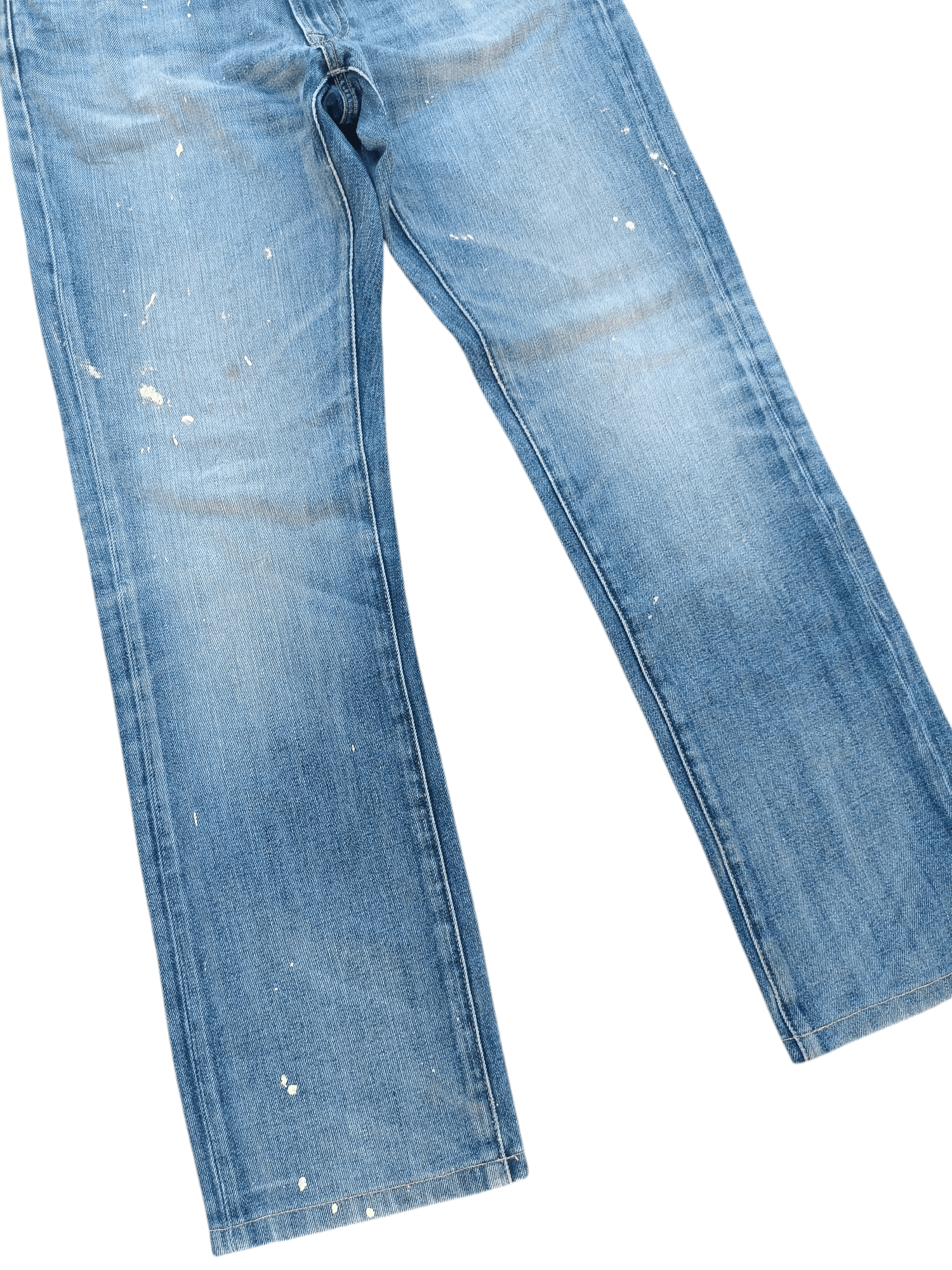 Jean × Undercover × Uniqlo Vintage 🇯🇵 Uniqlo Jeans Japan Splash Denim Jeans E204 Size US 31 - 4 Thumbnail