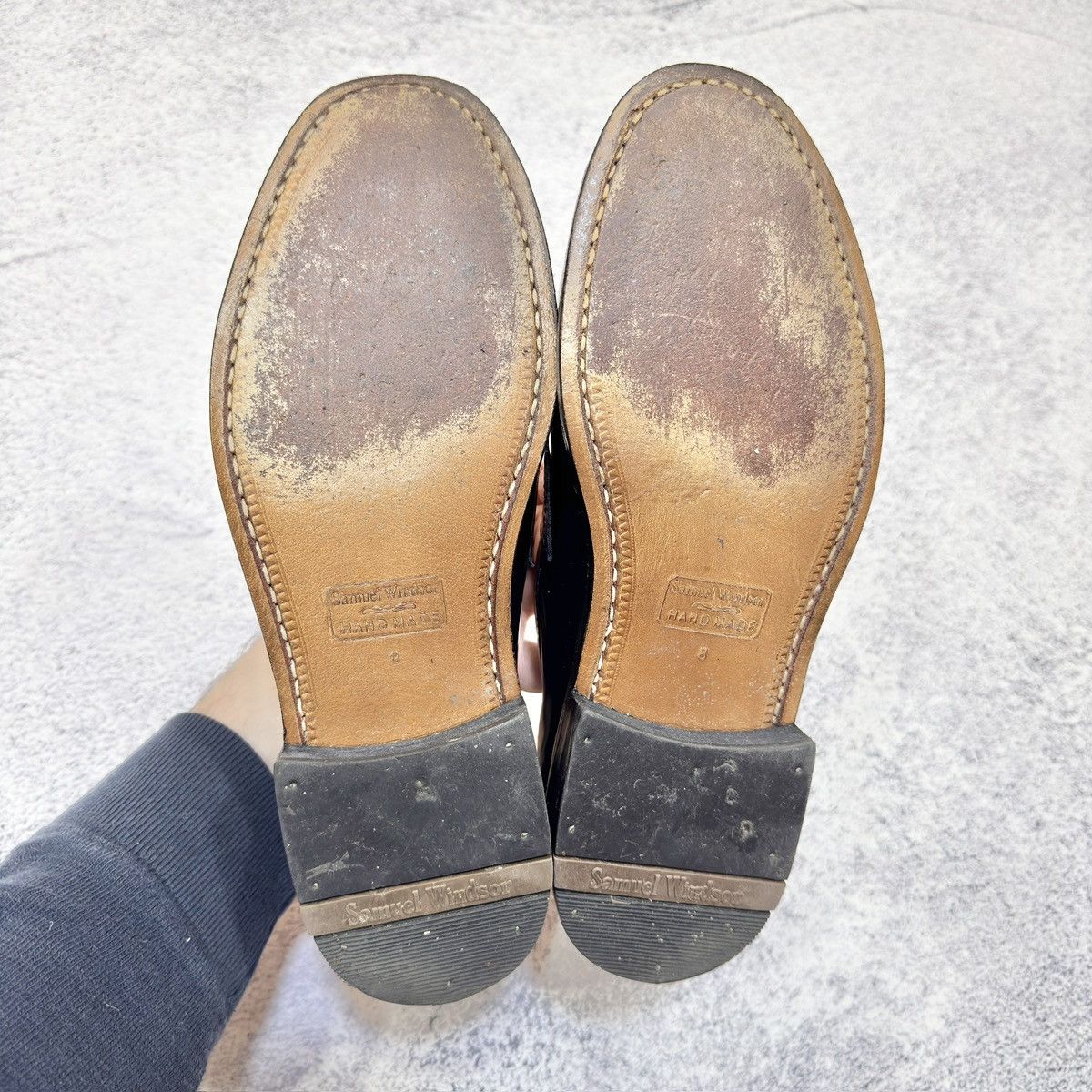 Designer × Handmade Samuel Windsor Penny Loafers US9 UK8 EU42 Size US 9 / EU 42 - 12 Thumbnail