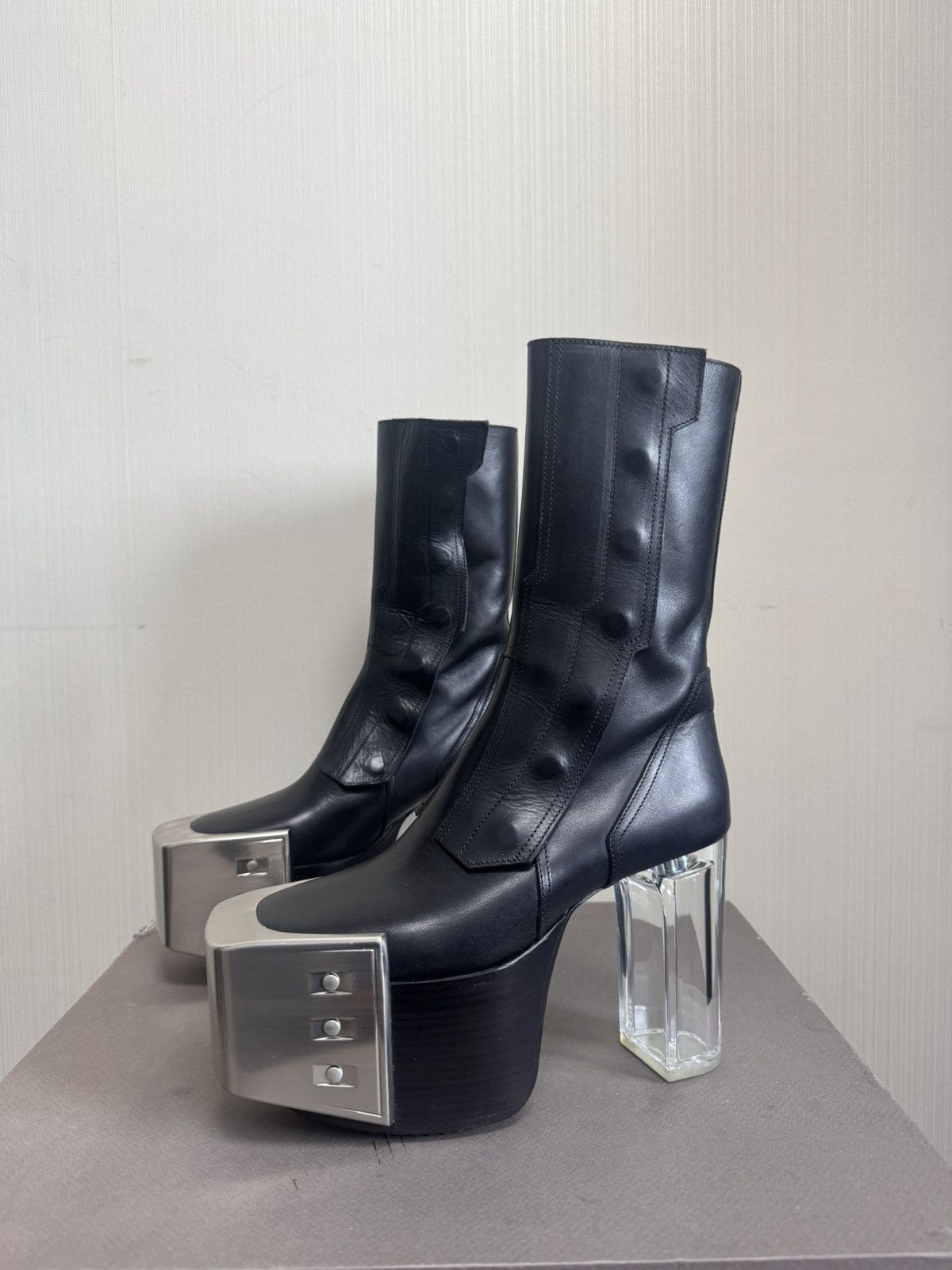 Rick Owens Rick owens Moto Kiss boots Size US 8 / IT 38 - 8 Thumbnail
