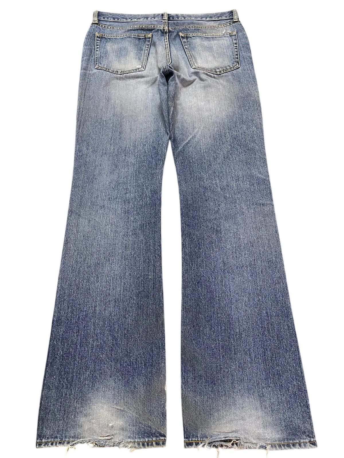 Uniqlo Vintage Japanese Uniqlo Blue Faded Wash Style Bootcut Jeans Size US 34 / EU 50 - 2 Thumbnail