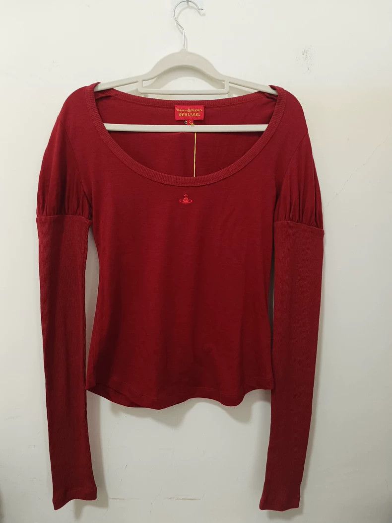 Vivienne Westwood Vivienne Westwood Red thin knit top Size M / US 6-8 / IT 42-44 - 1 Thumbnail