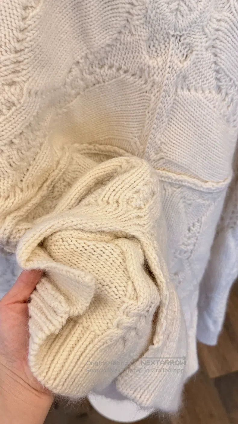 Jil Sander Jil Sander Hand-knitted patterned sweater Size M / US 6-8 / IT 42-44 - 4 Thumbnail