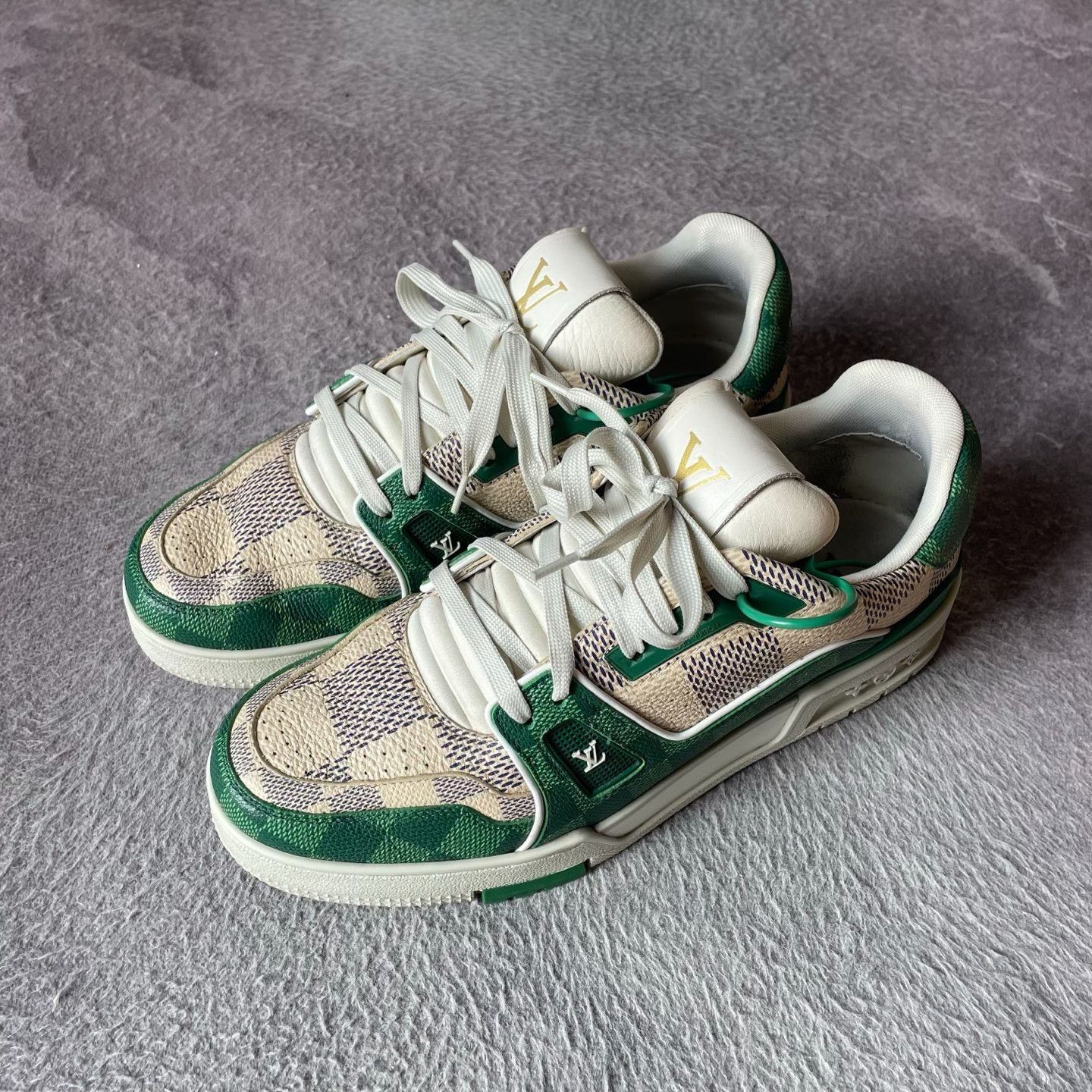 Louis Vuitton Louis Vuitton Training Green Lowtop Sneakers 41 Men Size US 8.5 / EU 41-42 - 1 Thumbnail