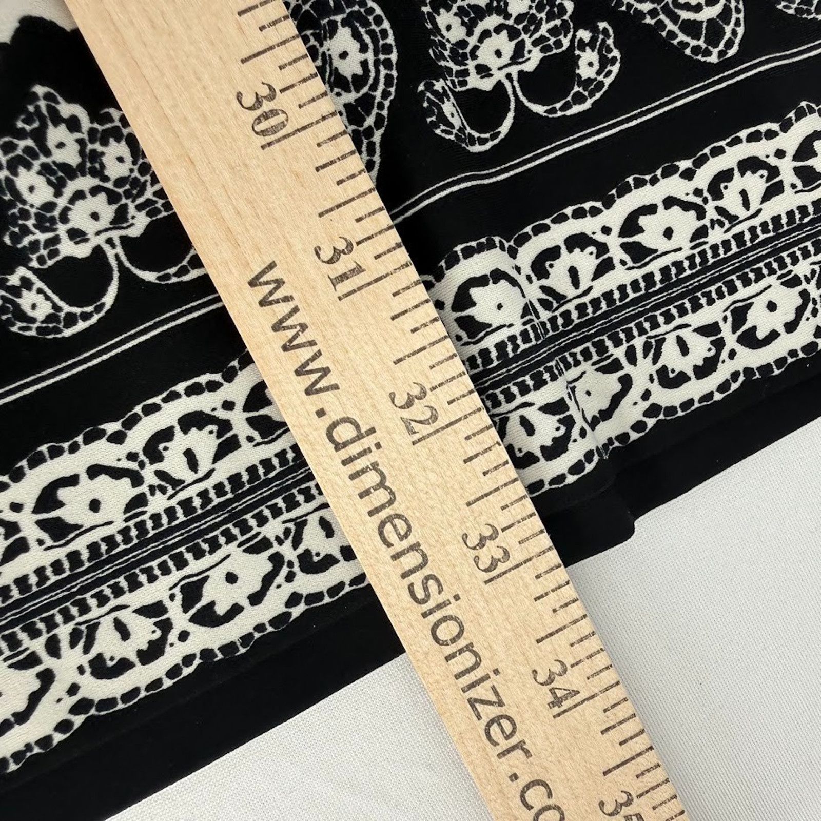 White House Black Market WHBM Sheath Dress Small Black Red Print 3/4 Sleeve Stretch Size S / US 4 / IT 40 - 9 Thumbnail