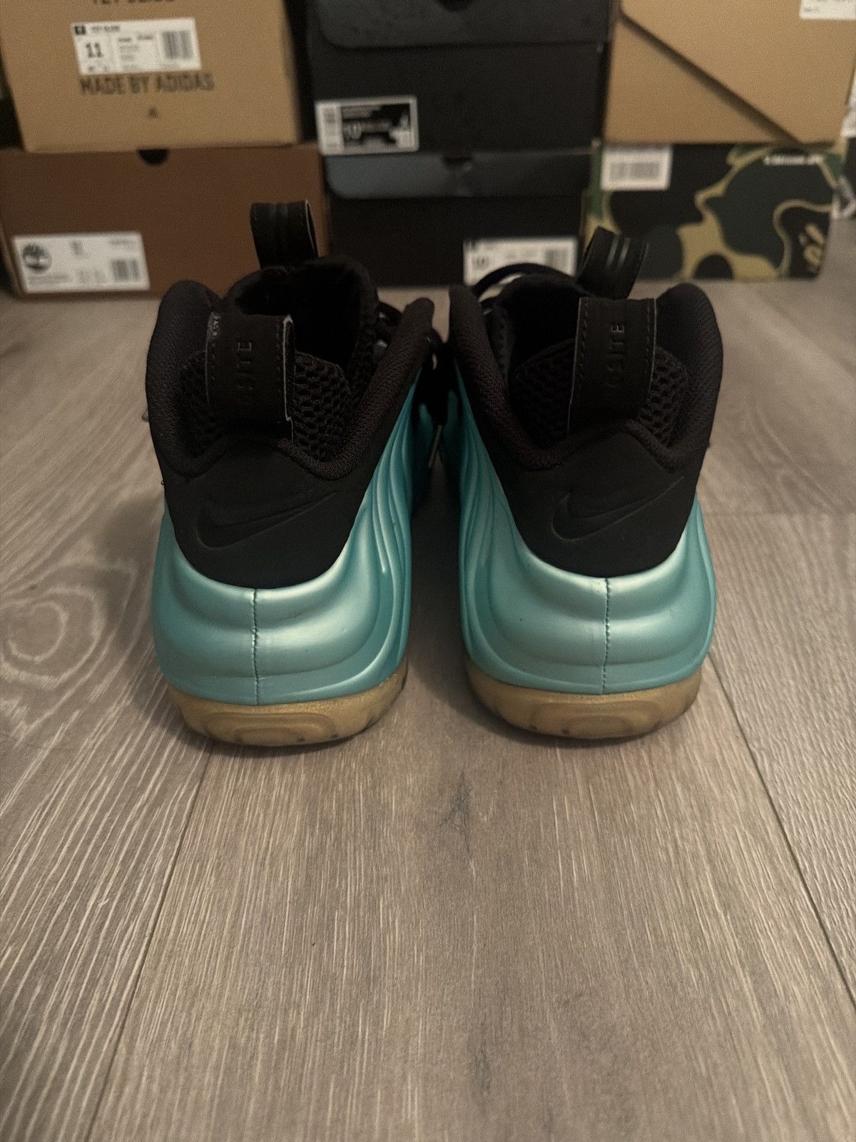 Nike 2017 air foamposite pro island green Size US 10 / EU 43 - 4 Thumbnail