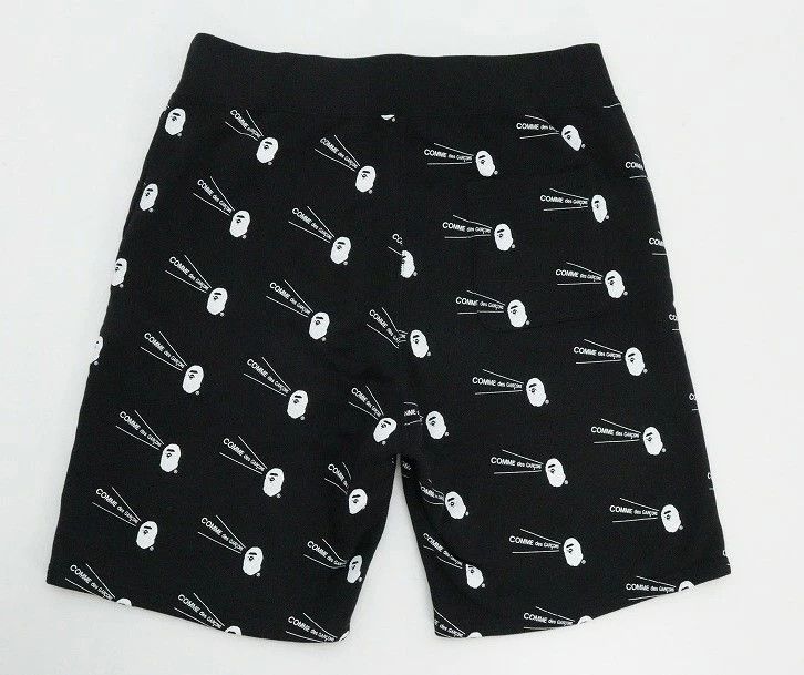 Other Shorts Cotton Allover Patter Rubber Waist Black Size US 34 / EU 50 - 4 Thumbnail
