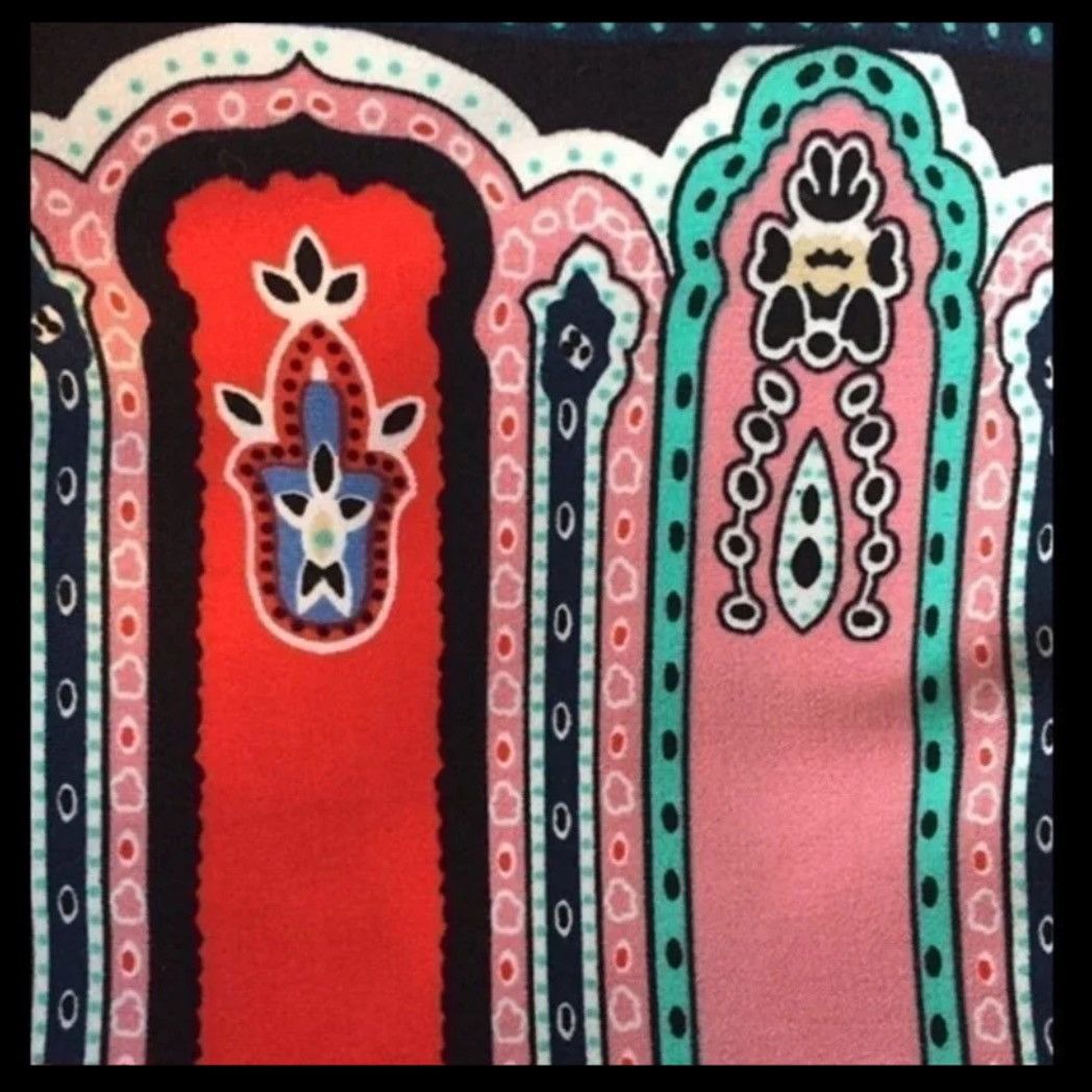 Other Vibrant Red Paisley Print Dress Size S / US 4 / IT 40 - 2 Thumbnail