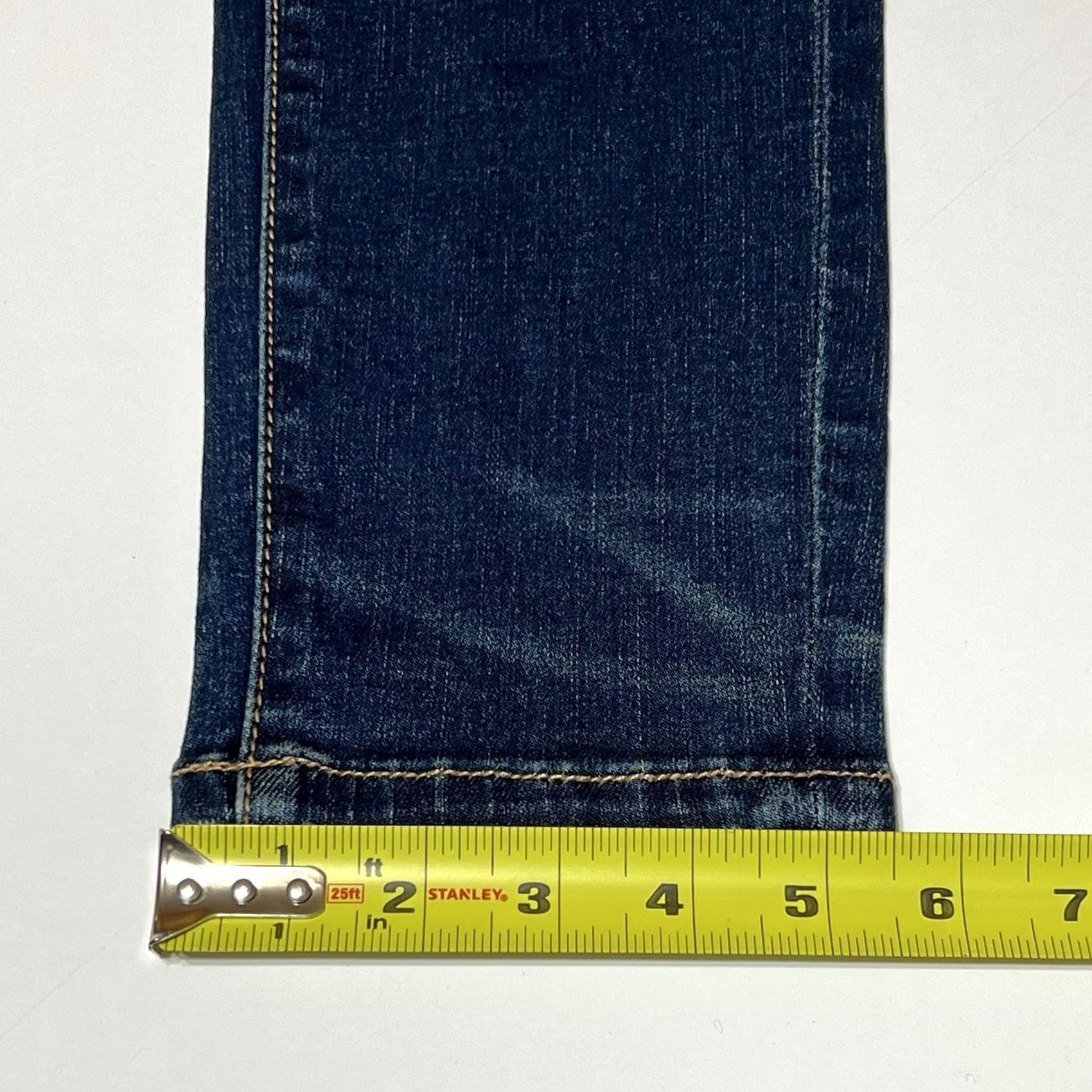 BKE BKE Payton Skinny Stretch Mid Rise Dark Wash Jeans Women’s 30x31.5 Regular Denim Cotton Polyester Spandex 5-Pocket Size 30" / US 8 / IT 44 - 7 Thumbnail