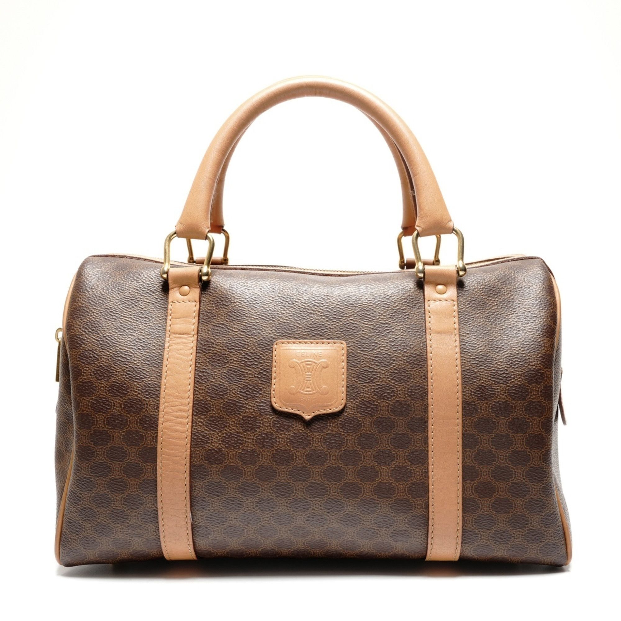 Celine Celine Macadam Boston Bag, Brown, WS26805 Size ONE SIZE - 1 Thumbnail