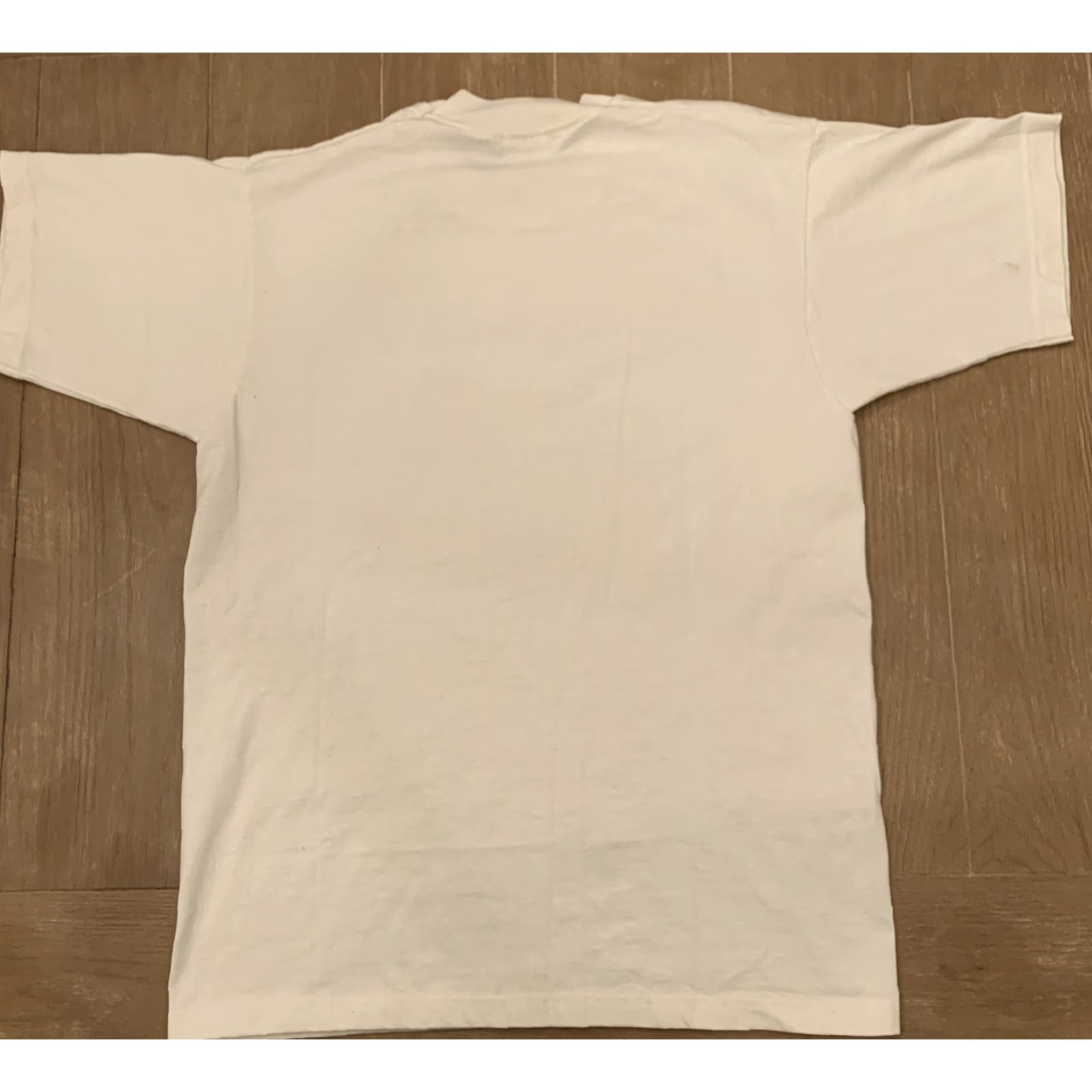 Fruit Of The Loom VINTAGE Fruit of the Loom Lighthouse T-Shirt Adult Medium White 90s Mens Size US M / EU 48-50 / 2 - 6 Thumbnail