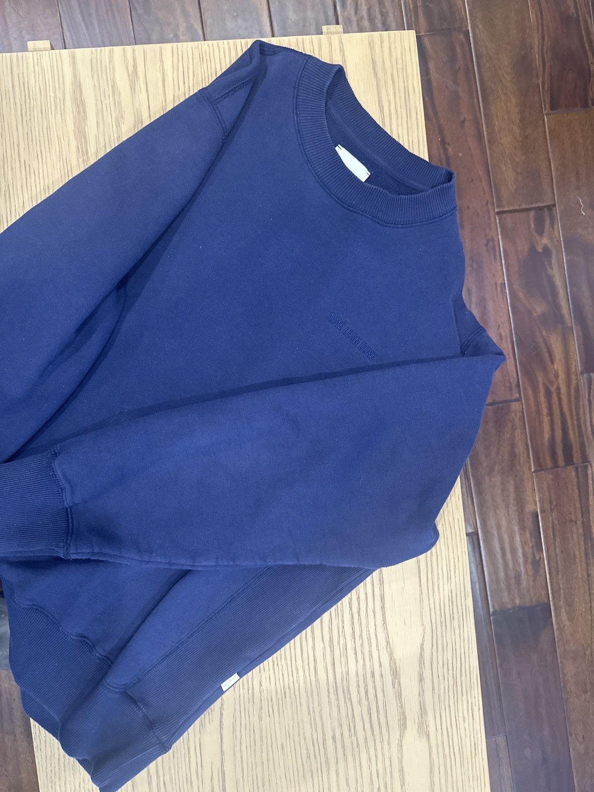 image of Aime Leon Dore • Crewneck • Navy, Men's (Size XL)