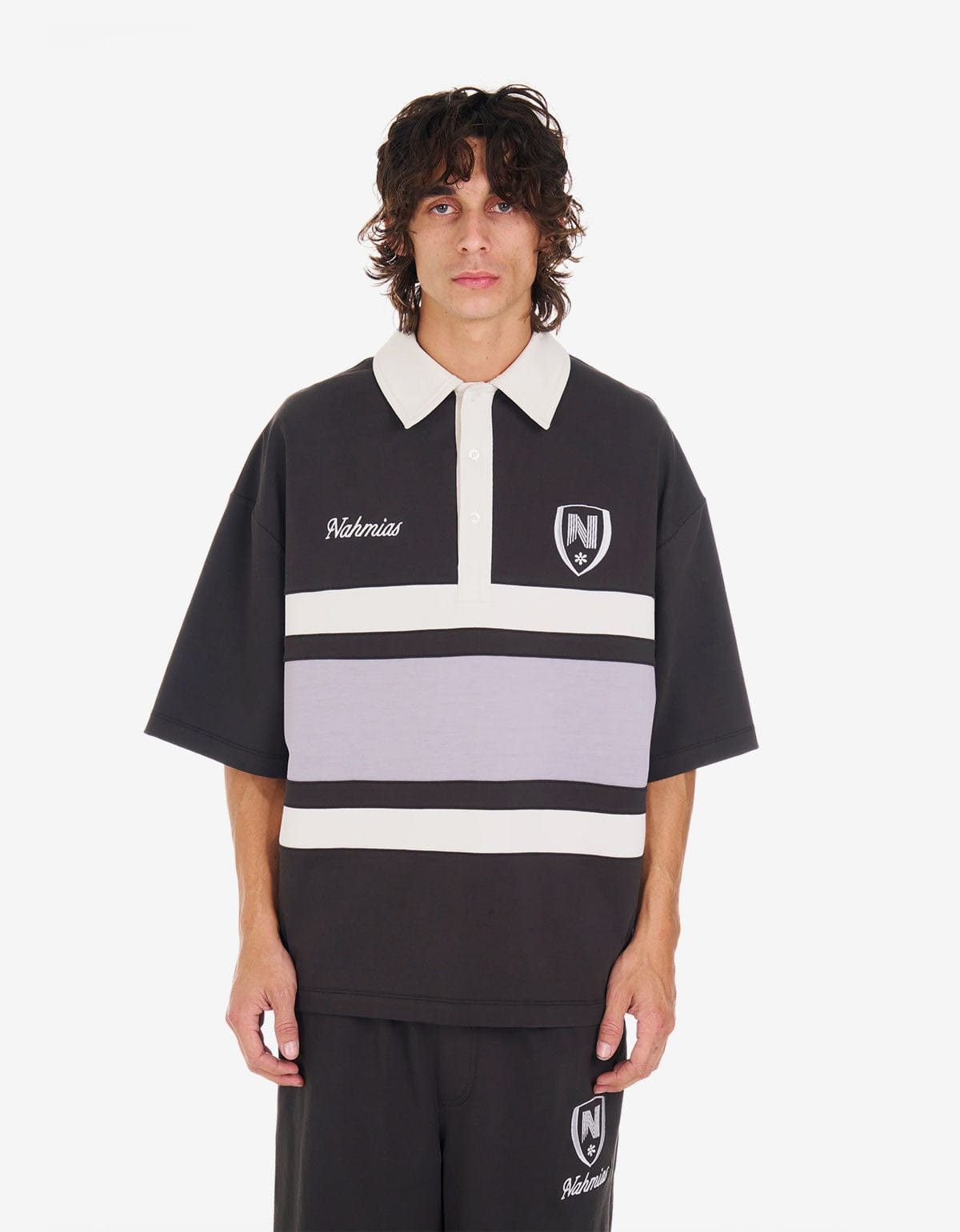 Nahmias Nahmias Black Collegiate S/S Polo Shirt Size US S / EU 44-46 / 1 - 1 Thumbnail