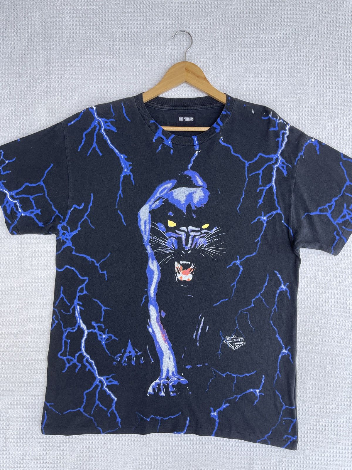 The People Vs. Last Drop🔥The People Vs Panther Thunder Shirt Lightning Aop Size US L / EU 52-54 / 3 - 14 Thumbnail