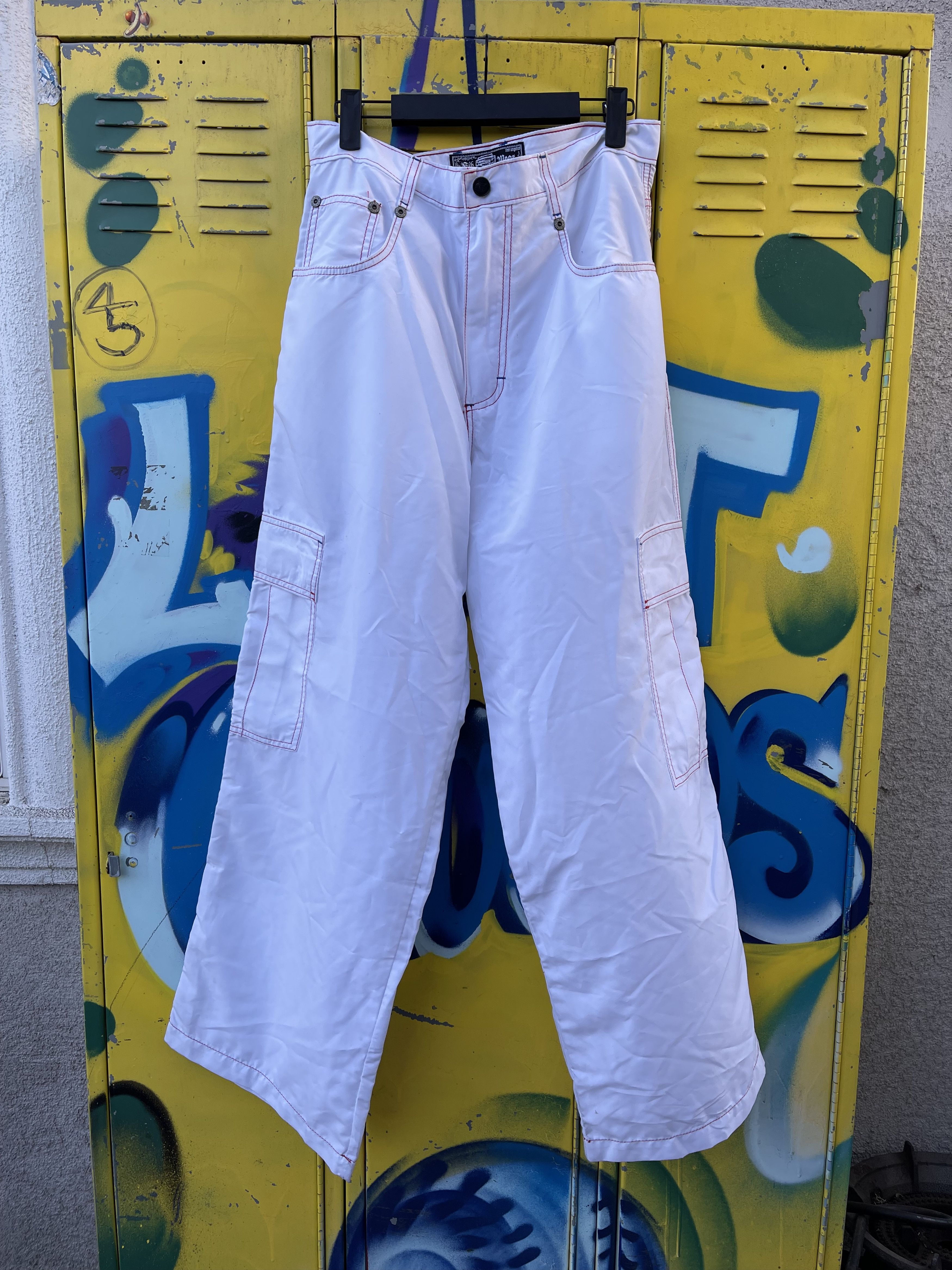 Vintage Y2K Kik Wear Since 1991 Los Angeles Tactical Cargo Pants Size US 30 / EU 46 - 1 Thumbnail
