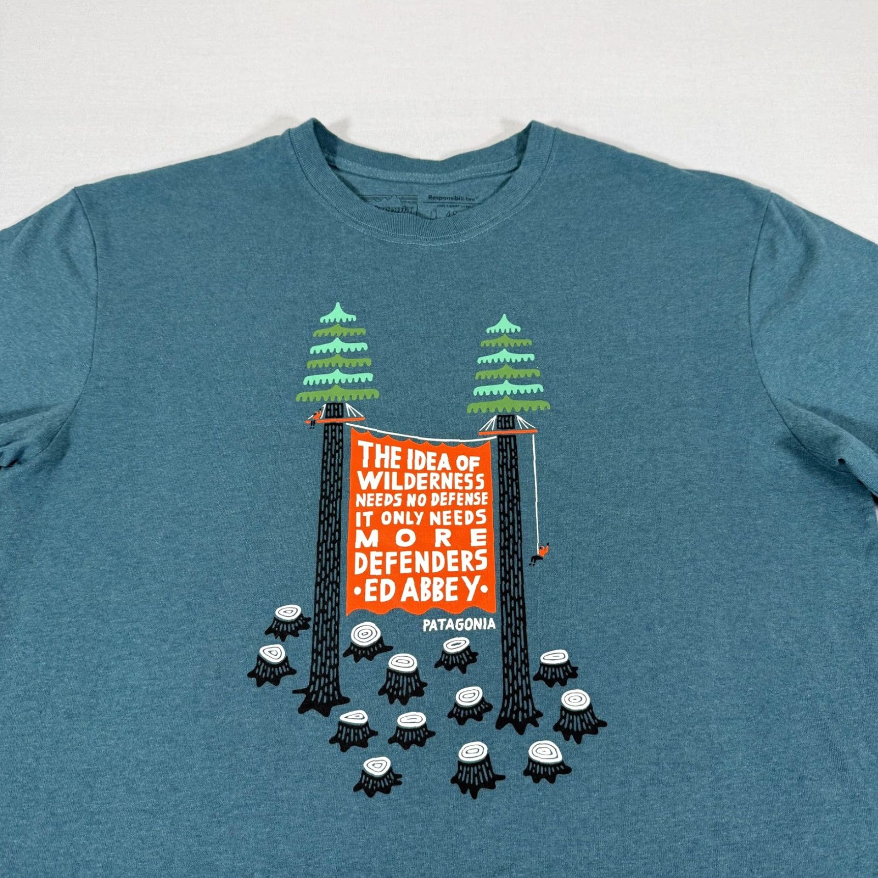 Patagonia Patagonia Shirt Mens Medium Wilderness Defender Ed Abbey Outdoor Hike Basic Size US M / EU 48-50 / 2 - 2 Thumbnail