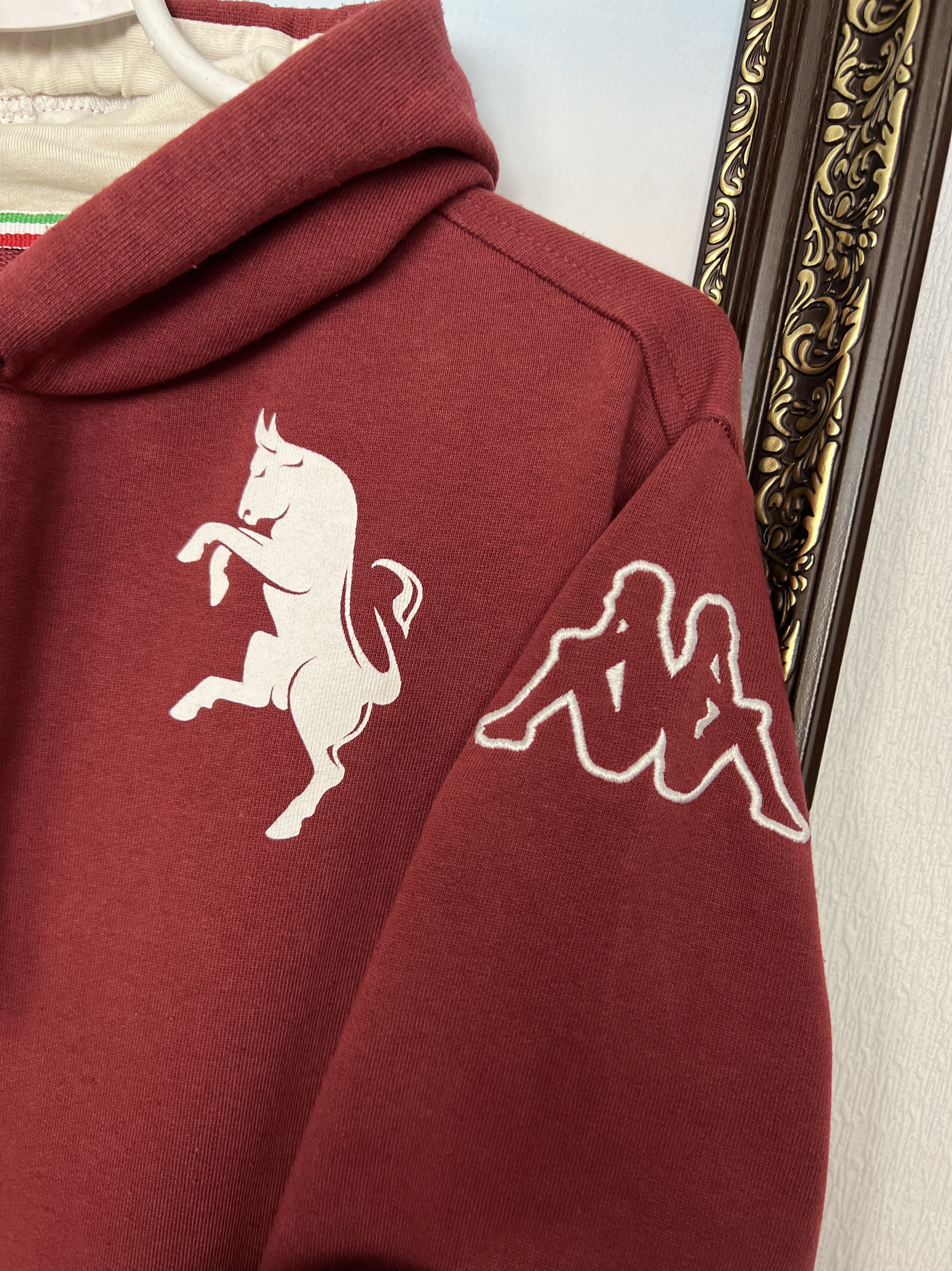 Kappa Vintage Torino Football Jacket Red Soccer Hoodie Track Top Size US M / EU 48-50 / 2 - 4 Thumbnail