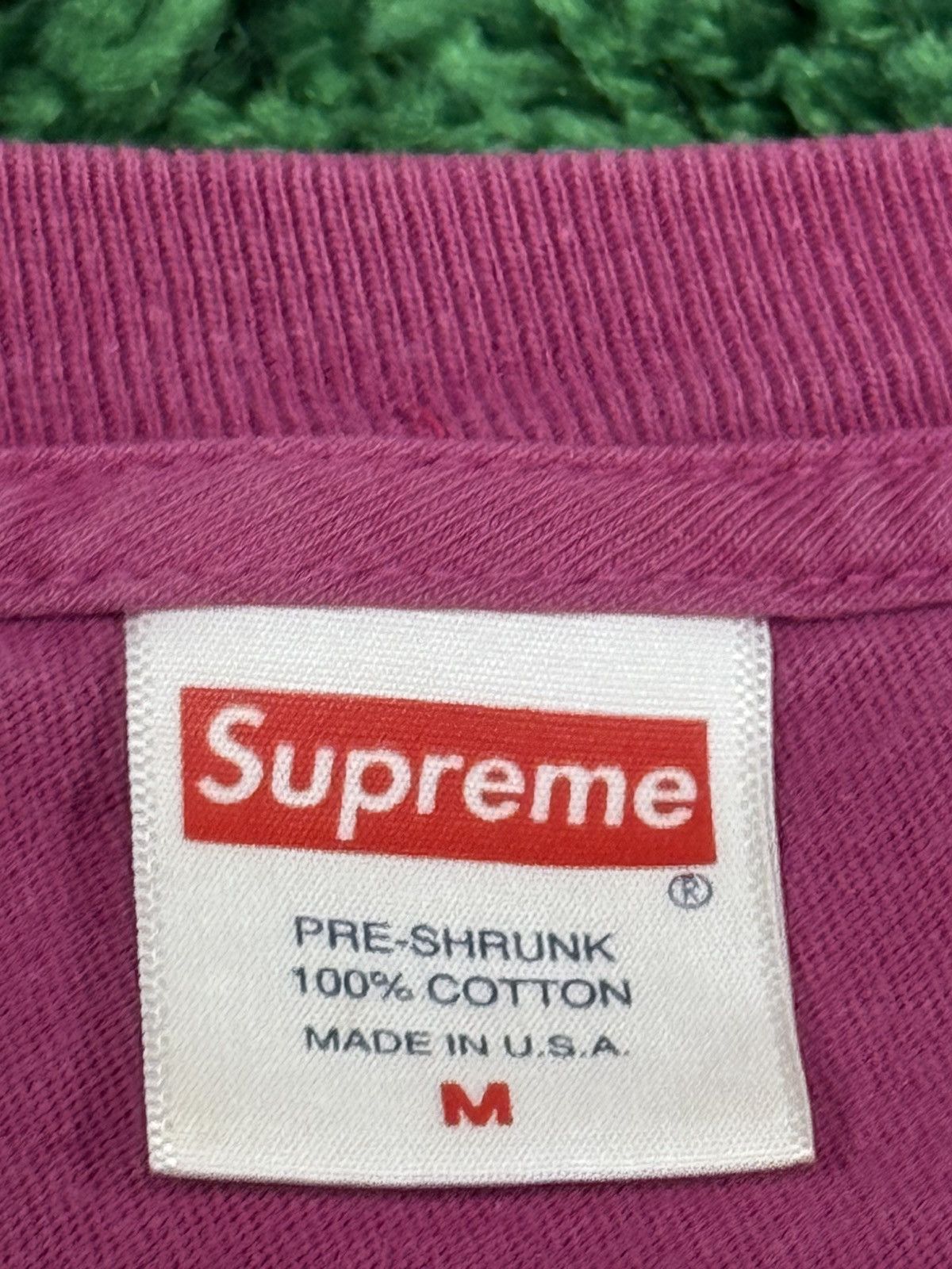 Supreme Supreme Pink Smoke Logo Tee Medium FW19 Tee Size US M / EU 48-50 / 2 - 4 Thumbnail