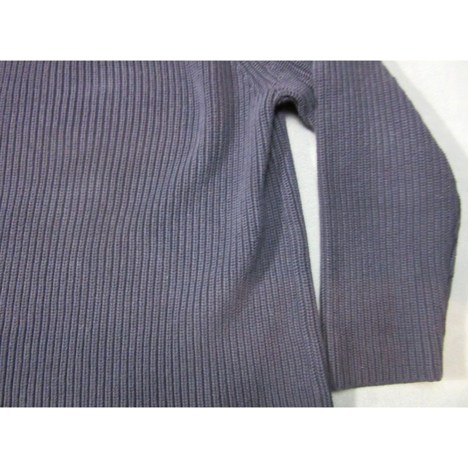 Lands' End Lands End Sweater Womens 1X Navy Blue Ribbed Knit Turtleneck Pullover Size XL / US 12-14 / IT 48-50 - 6 Thumbnail