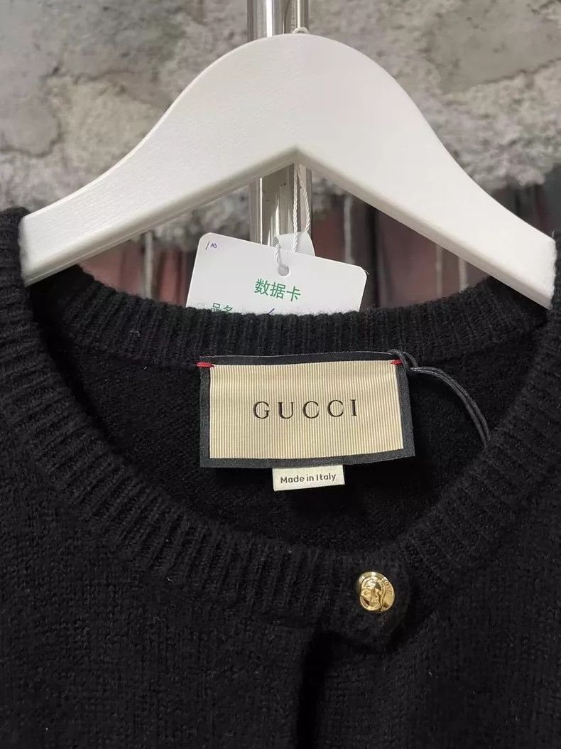 Gucci Gucci Golden buckle wool cardigan sweater Size M / US 6-8 / IT 42-44 - 6 Thumbnail