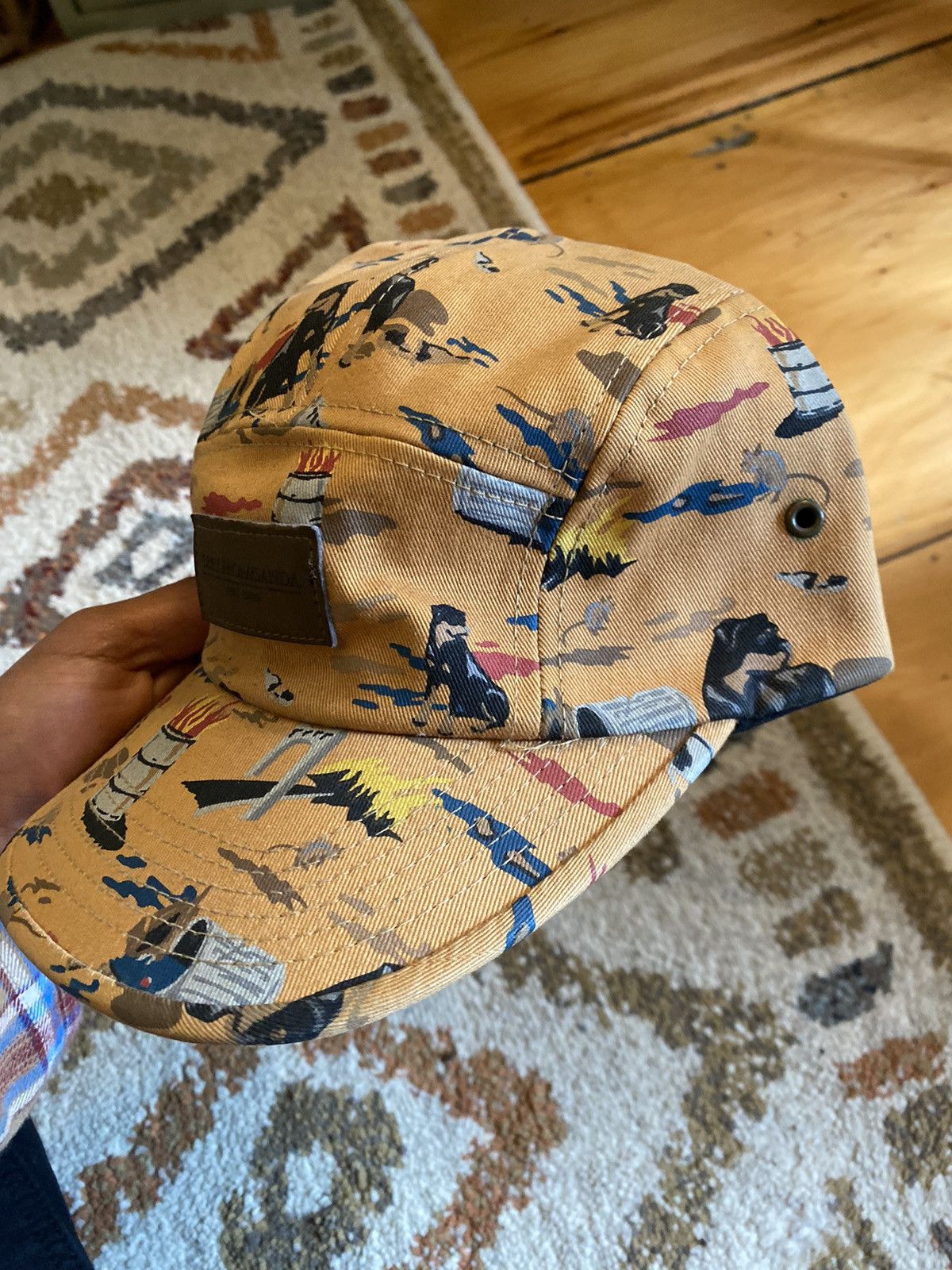 Obey × Vintage Throwback obey 5pannel strap back hat Size ONE SIZE - 4 Thumbnail