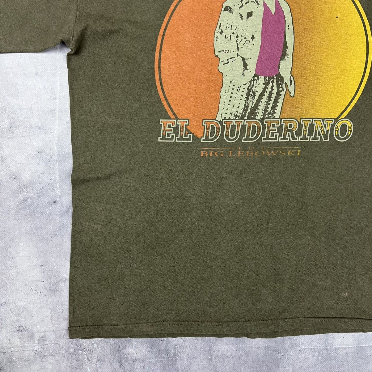Vintage Rare! The Big Lebowski El Duderino Official The Dude Tee 00s Size US L / EU 52-54 / 3 - 10 Thumbnail