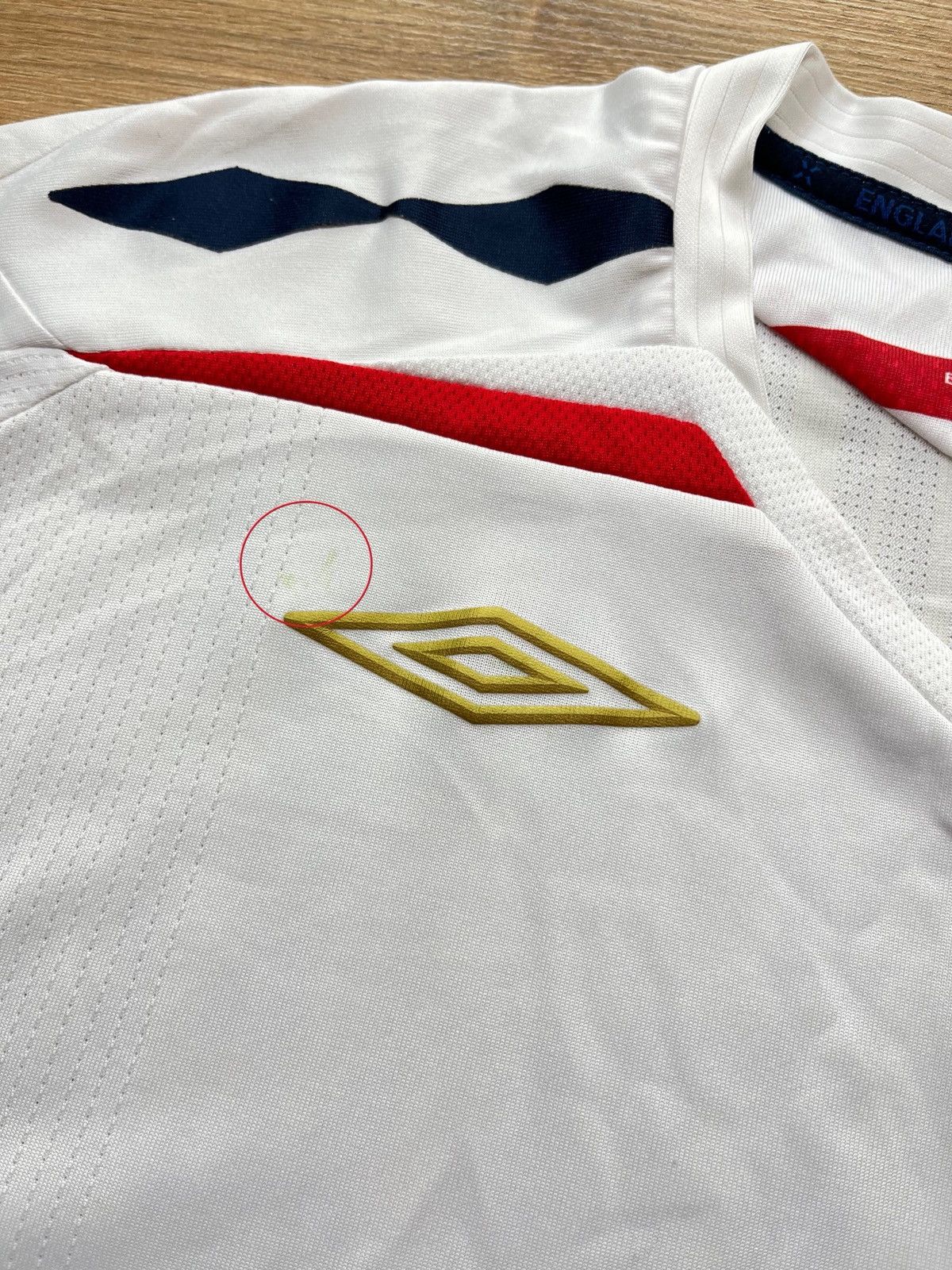 Umbro England 2007-2009 Home Shirt Umbro Soccer Jersey Size 3XL Size US XXL / EU 58 / 5 - 7 Thumbnail