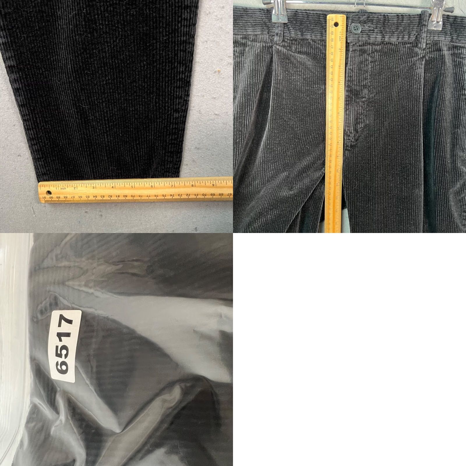 H&M H&M Mens Size 36 Regular Fit Black Corduroy Pleated Pants Shirt? Size US 36 / EU 52 - 8 Thumbnail