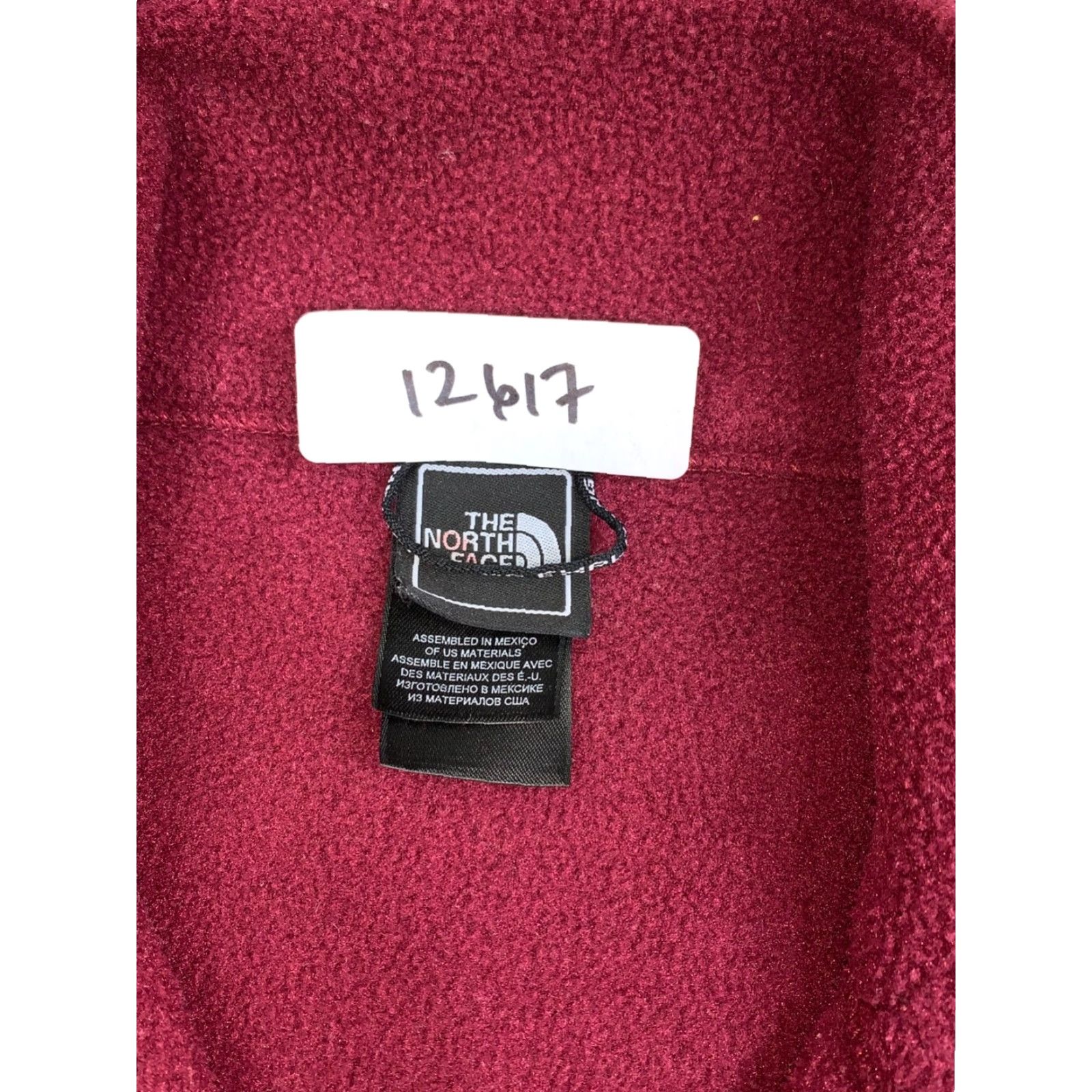 The North Face The North Face Fleece Jacket Womens M Burgundy Red Casual Outdoor Full Zip Jacket Size M / US 6-8 / IT 42-44 - 2 Thumbnail