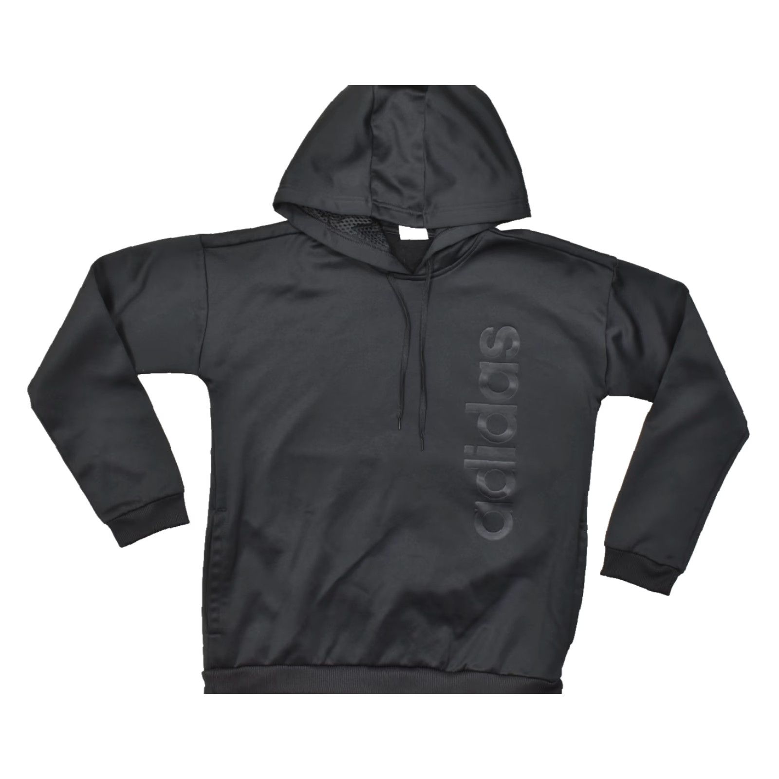 Adidas Adidas Women's S Black Aeroready Fleece Hoodie Pullover Logo Sweatshirt Size S / US 4 / IT 40 - 2 Thumbnail