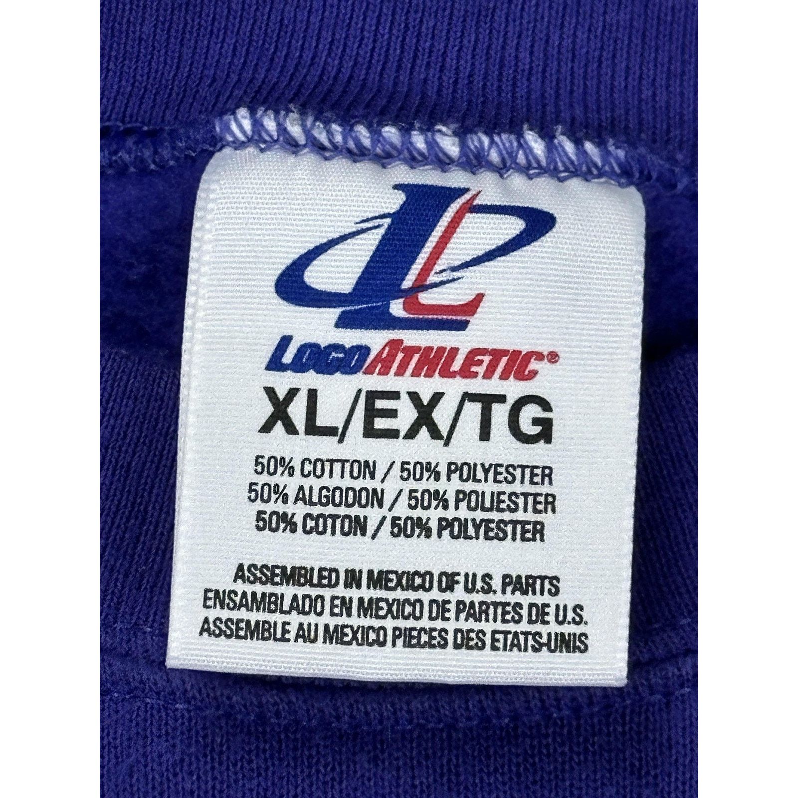 Logo Athletic Minnesota Vikings Sweatshirt Sz XL Purple Logo Athletic 90s Size US XL / EU 56 / 4 - 9 Thumbnail