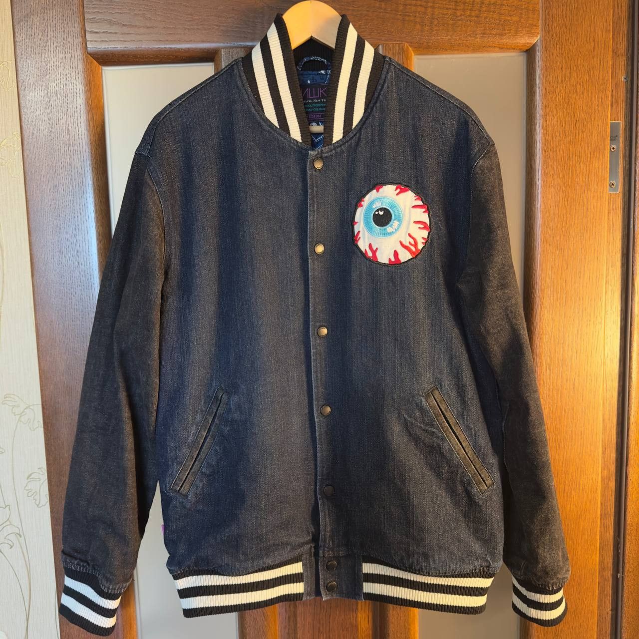 Mishka Vintage denim bomber jacket from MISHKA NYC Size US L / EU 52-54 / 3 - 4 Thumbnail