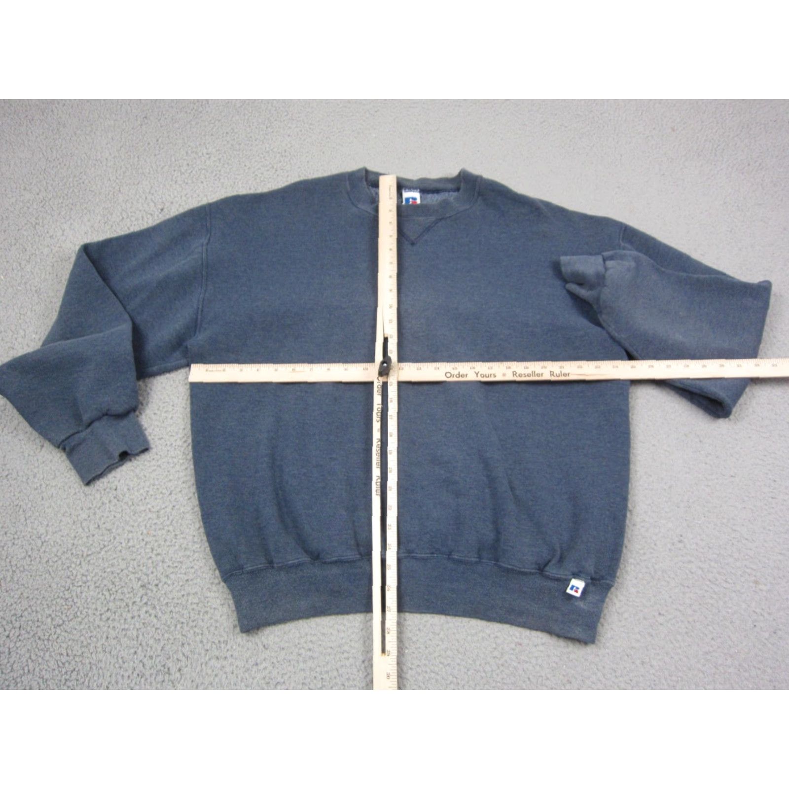 Russell Athletic VINTAGE Russell Sweatshirt Adult XLT Blue Russell Athletic 90s Pullover Crew Neck Long Sleeve Big & Tall Mens XXL? Size US XL / EU 56 / 4 - 6 Thumbnail