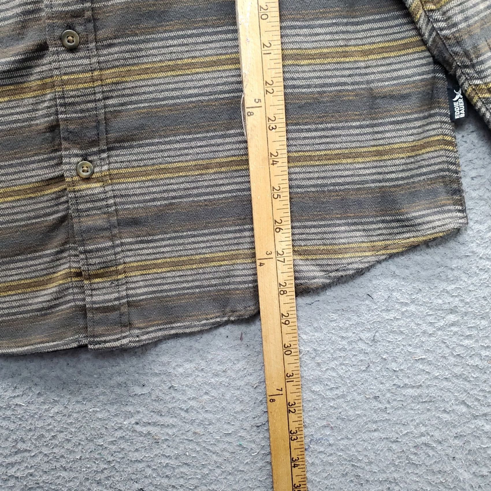 Eddie Bauer Eddie Bauer Flannel Shirt Mens L Multi Striped Long Sleeve Collared Button Up Size US L / EU 52-54 / 3 - 3 Thumbnail