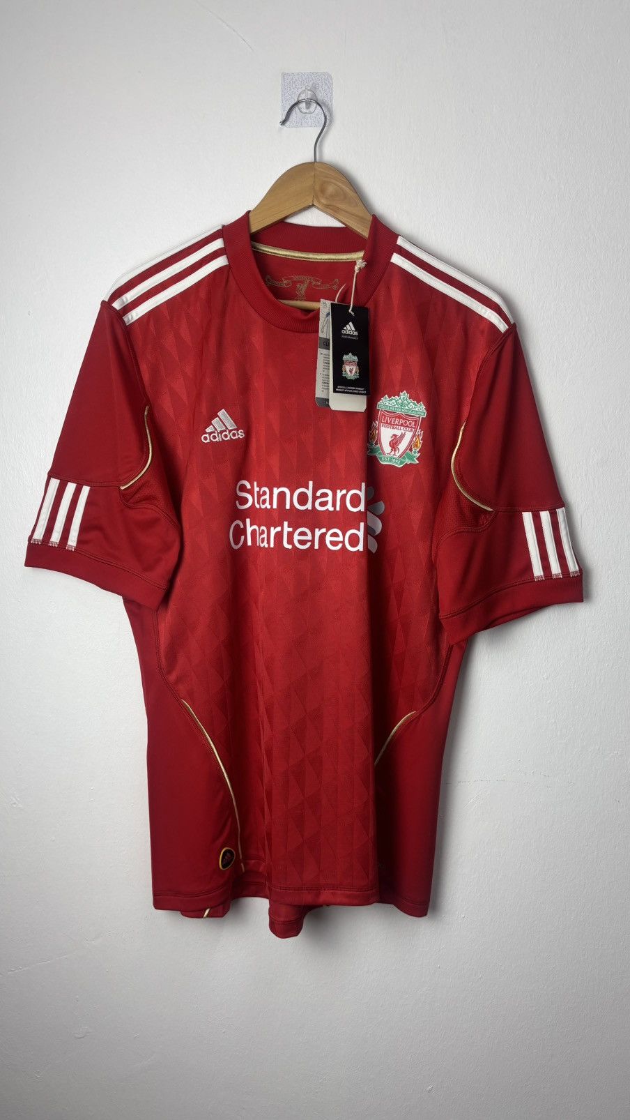 Adidas Liverpool 10/12 Home ( Gerrard ) Size US L / EU 52-54 / 3 - 1 Thumbnail