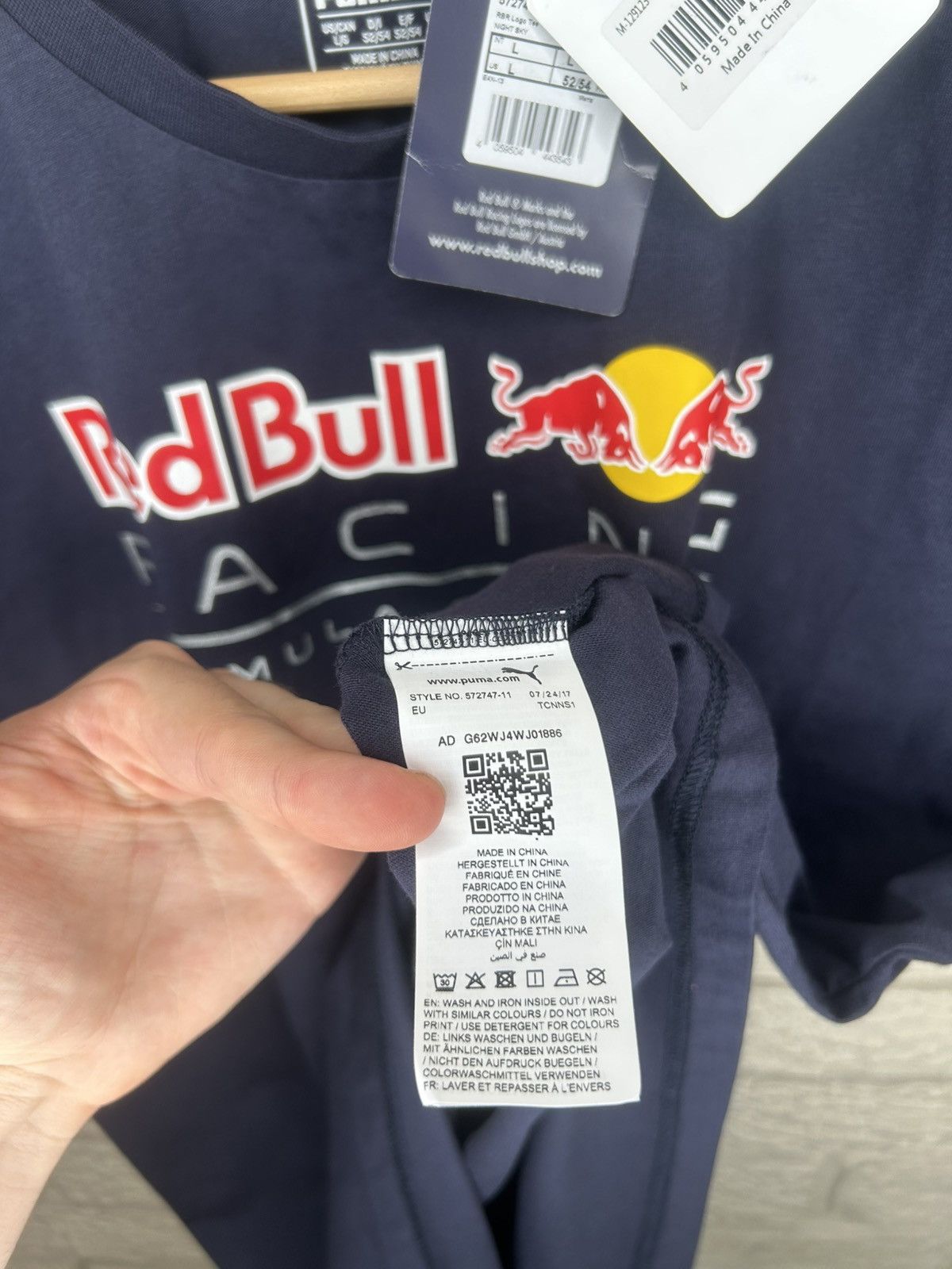 Puma Puma Red Bull Racing Formula One Tee Size US L / EU 52-54 / 3 - 9 Thumbnail