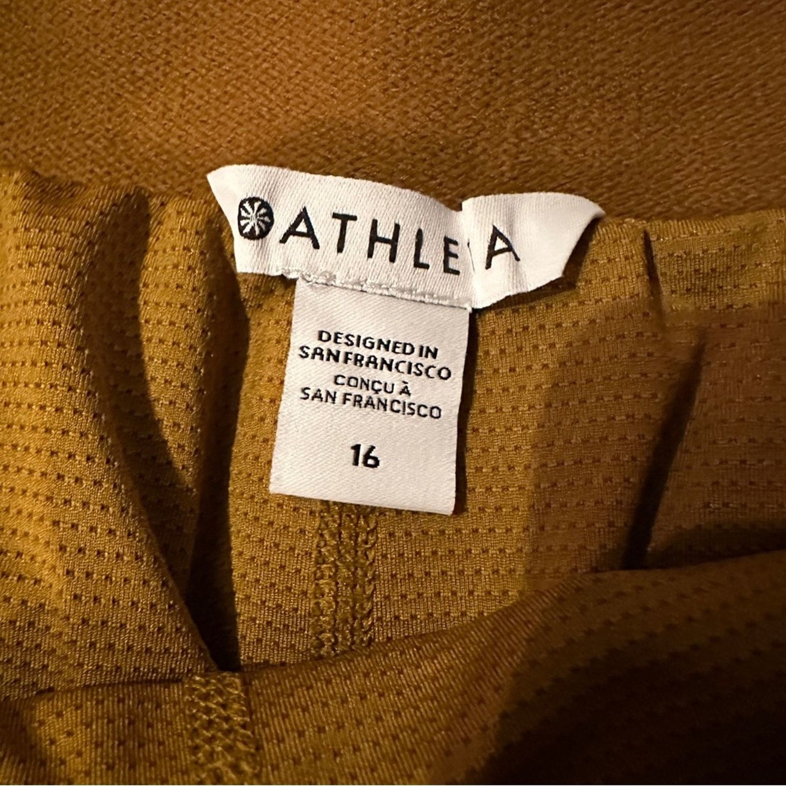 Athleta Athleta Vienna Jupe Cargo Skort in Brass Yellow Size 16 Size 38" / US 16 / IT 52 - 6 Thumbnail