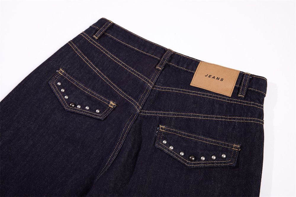 Jean Men's hippie loose wide-leg straight pocket cross jeans Size US 32 / EU 48 - 5 Thumbnail