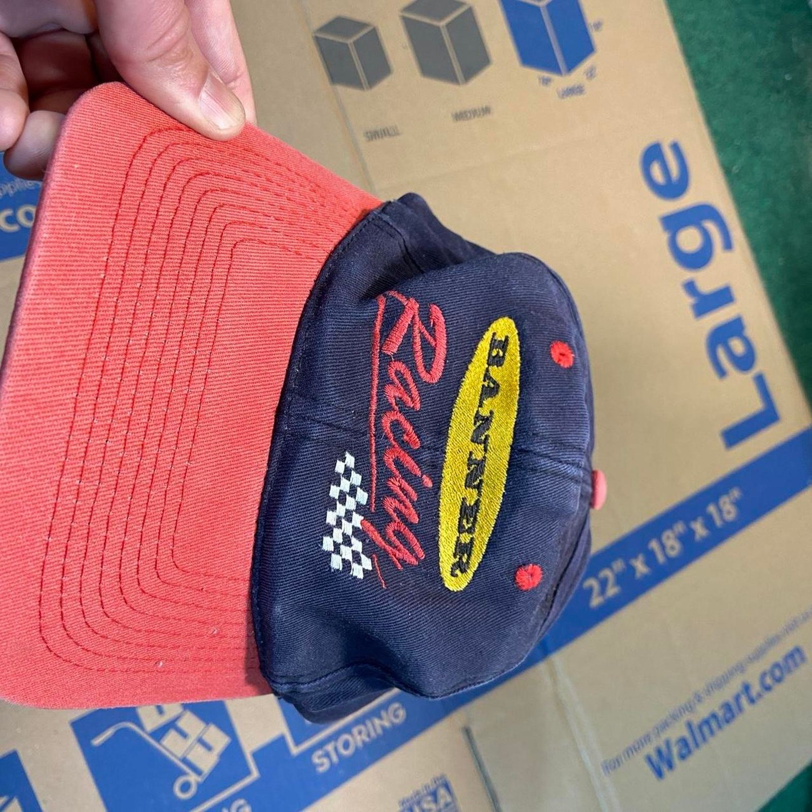 Starter Worn in banner racing hat Size ONE SIZE - 4 Thumbnail