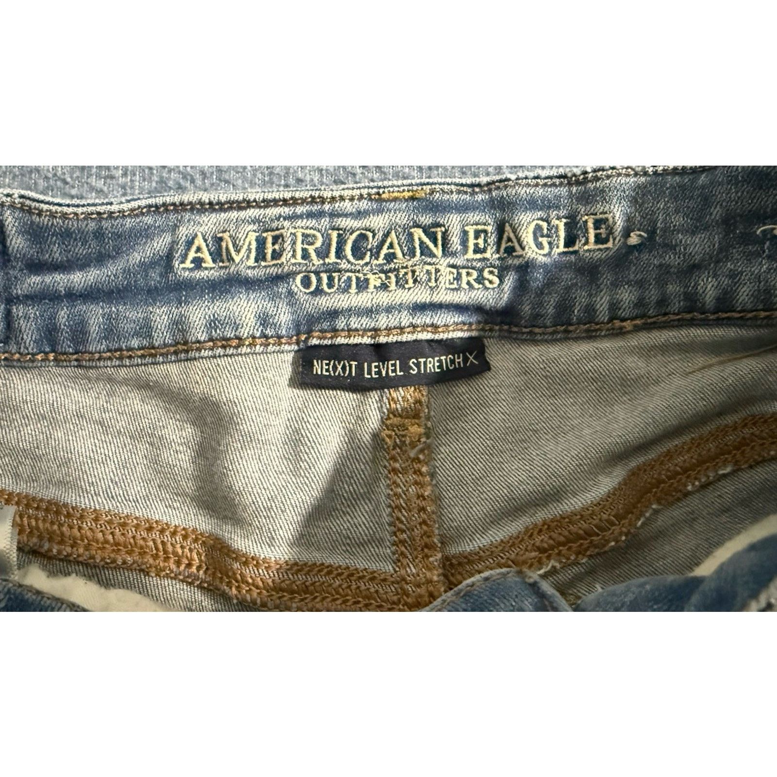 American Eagle Outfitters American Eagle Shorts Next Level Stretch Cut Off Hi Shortie Size 26" / US 2 / IT 38 - 5 Thumbnail