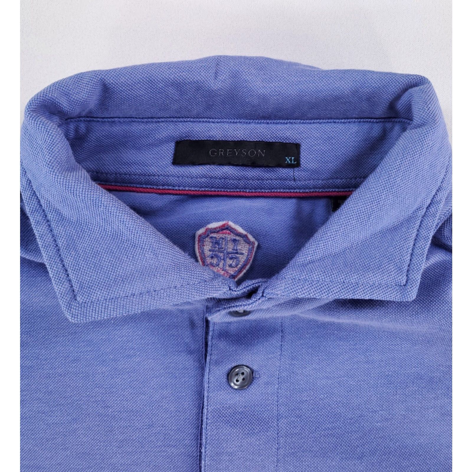 Vintage Greyson Polo Shirt Long Sleeve XL Mens Purple Performance Golf IXL? Size US XL / EU 56 / 4 - 4 Thumbnail