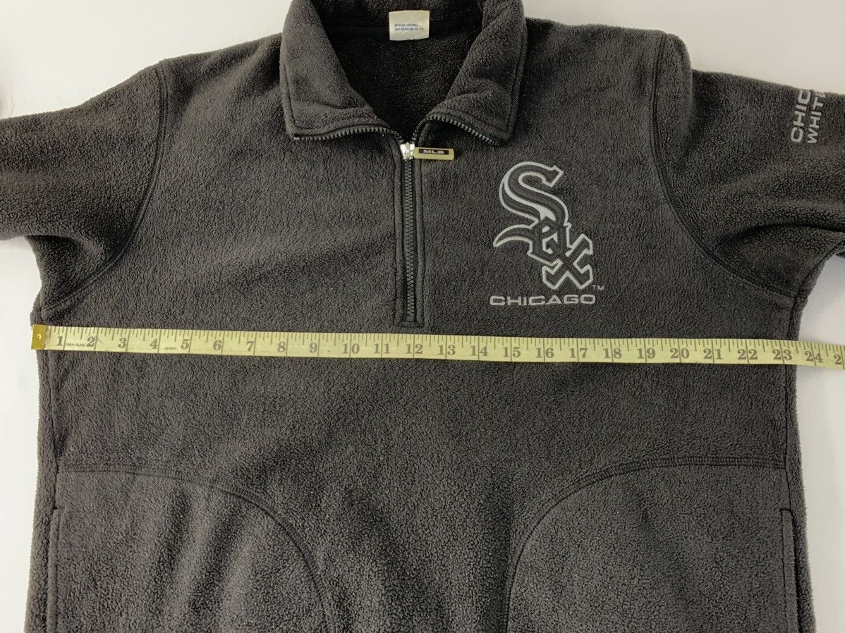 MLB Hype MLB Chicago White Sox Half Zip Fluffy Fleece Jacket Size US XL / EU 56 / 4 - 11 Thumbnail