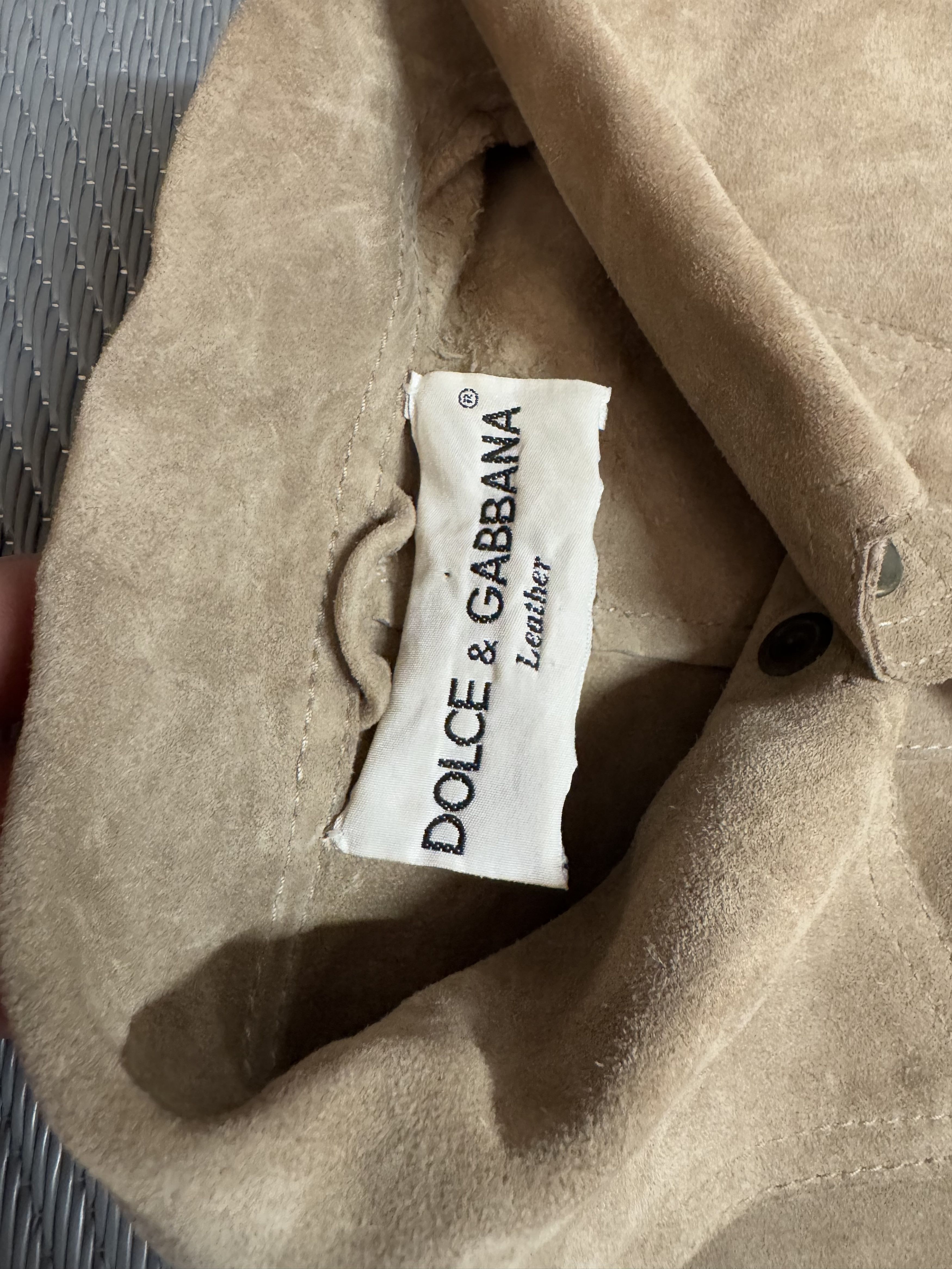 Dolce & Gabbana Dolce Gabbana Suede jacket 80s Size XL / US 12-14 / IT 48-50 - 4 Thumbnail