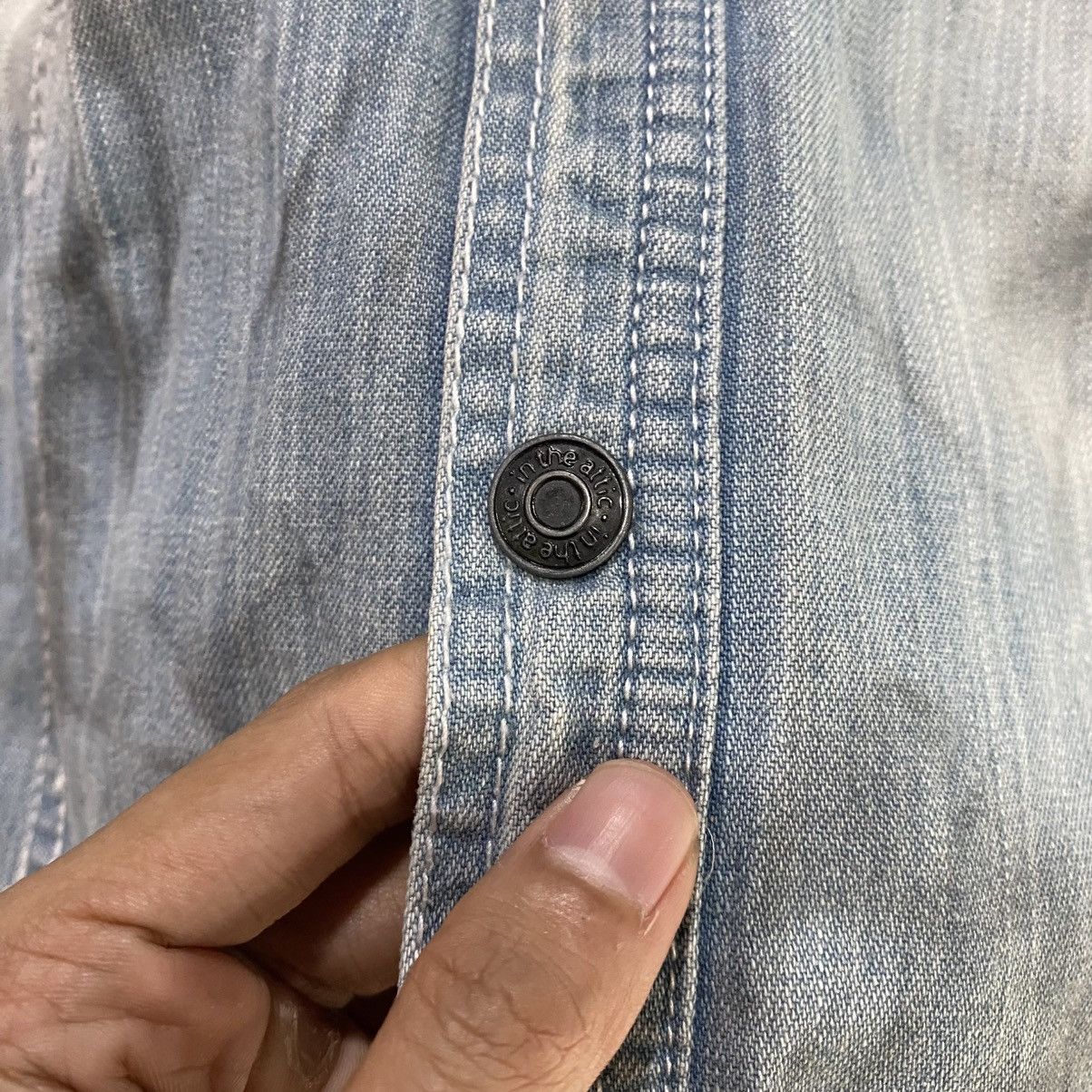 In The Attic In The Attic dirty denim shirt Size US M / EU 48-50 / 2 - 10 Thumbnail