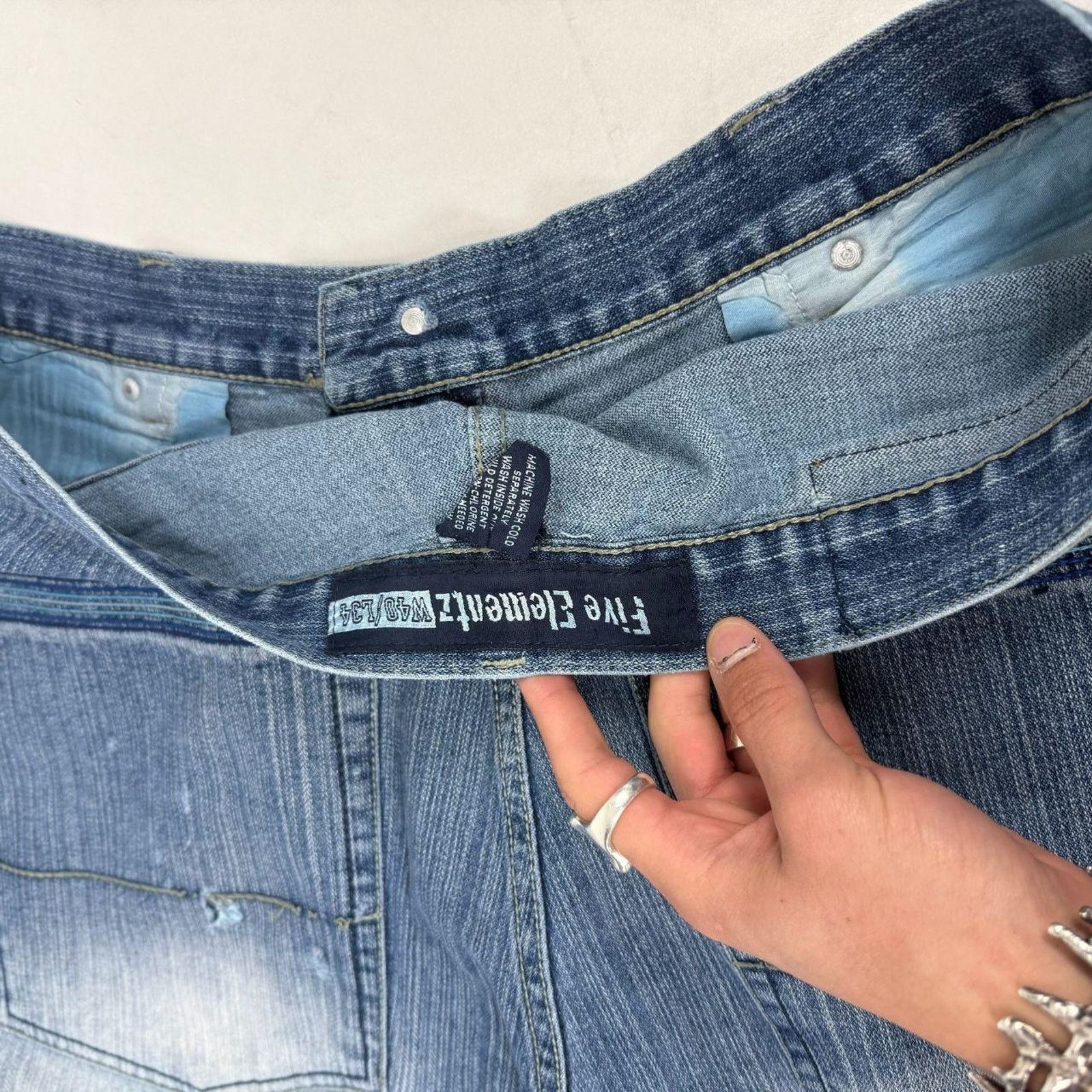 JNCO × Southpole × Vintage Vintage y2k faded stonewash embroidered archive baggy jeans Size US 40 / EU 56 - 6 Thumbnail